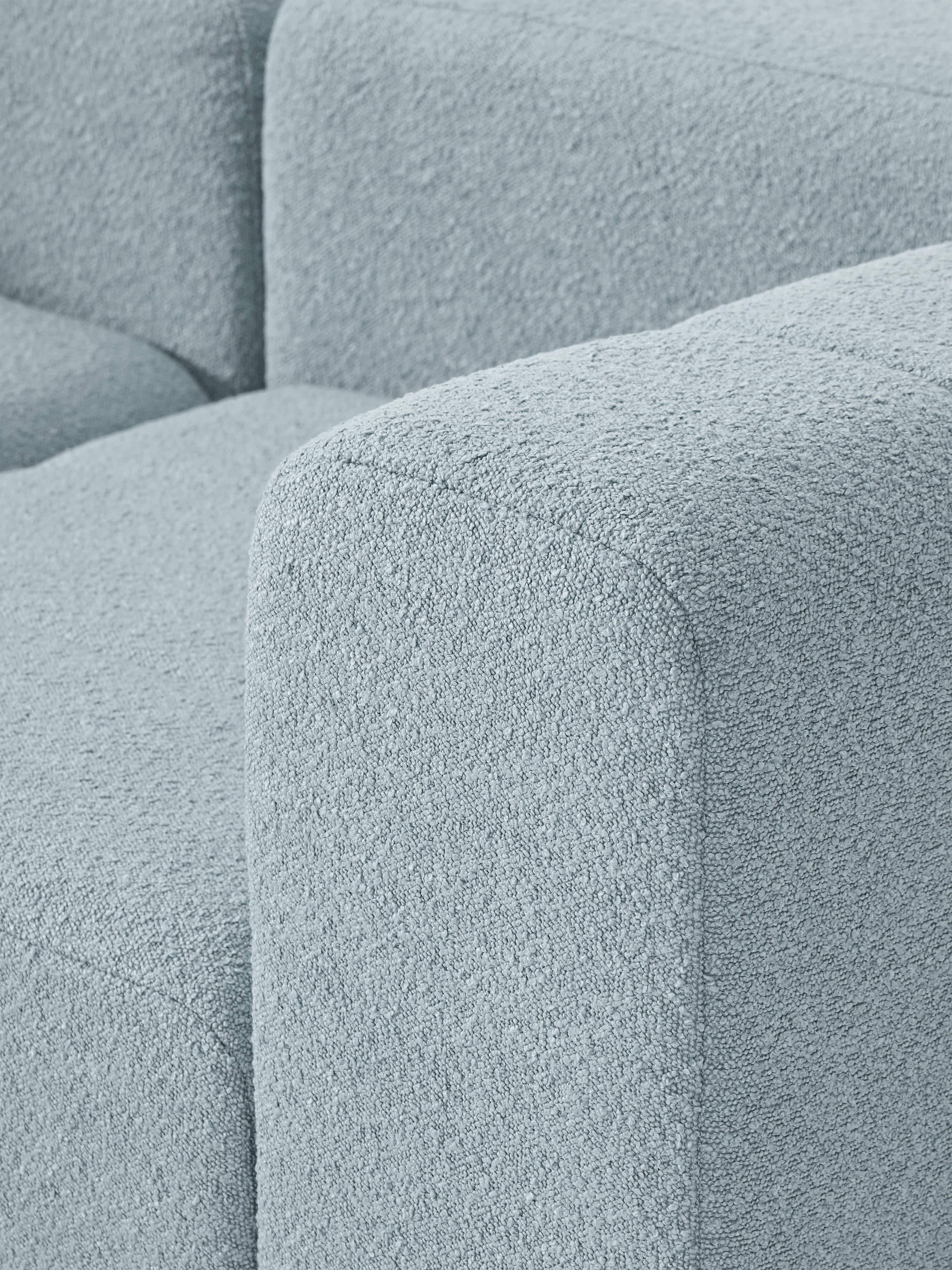 Lena Bouclé Modular Sofa (4-seater) with Ottoman (left/right)
