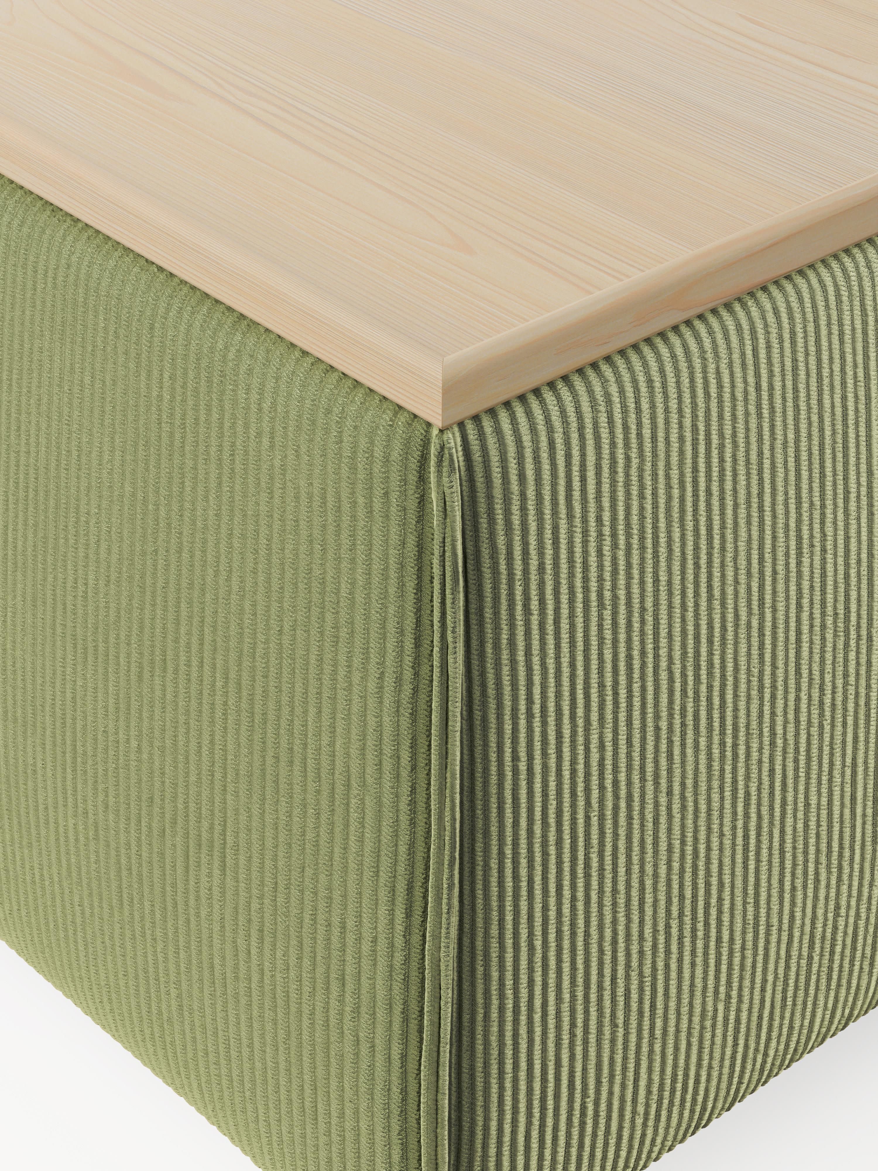 Lennon Corduroy Ottoman with Storage