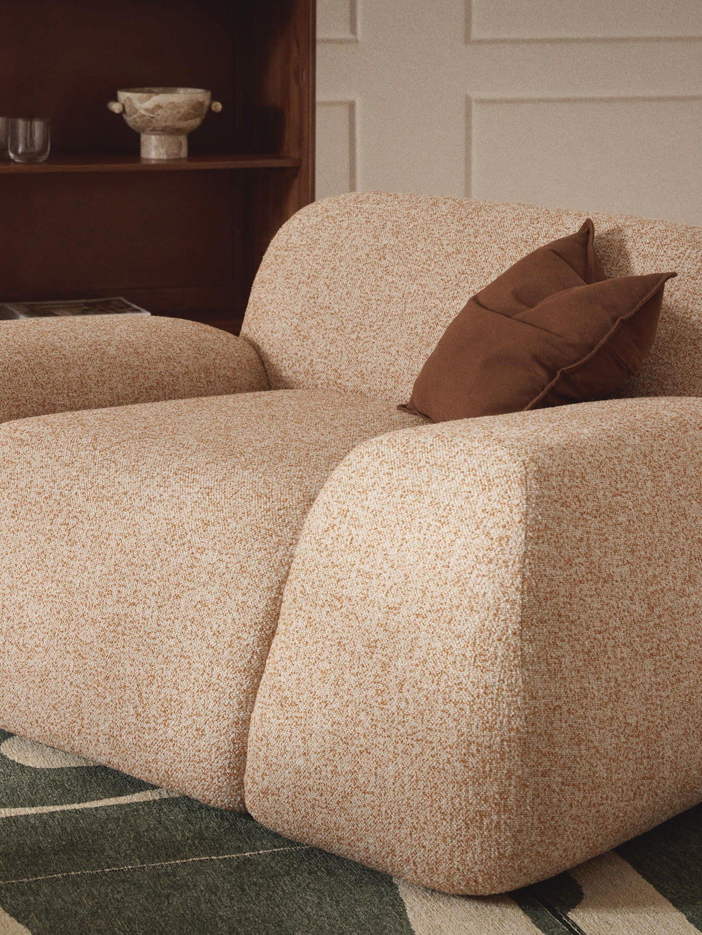 Wolke Bouclé Lounge Chair