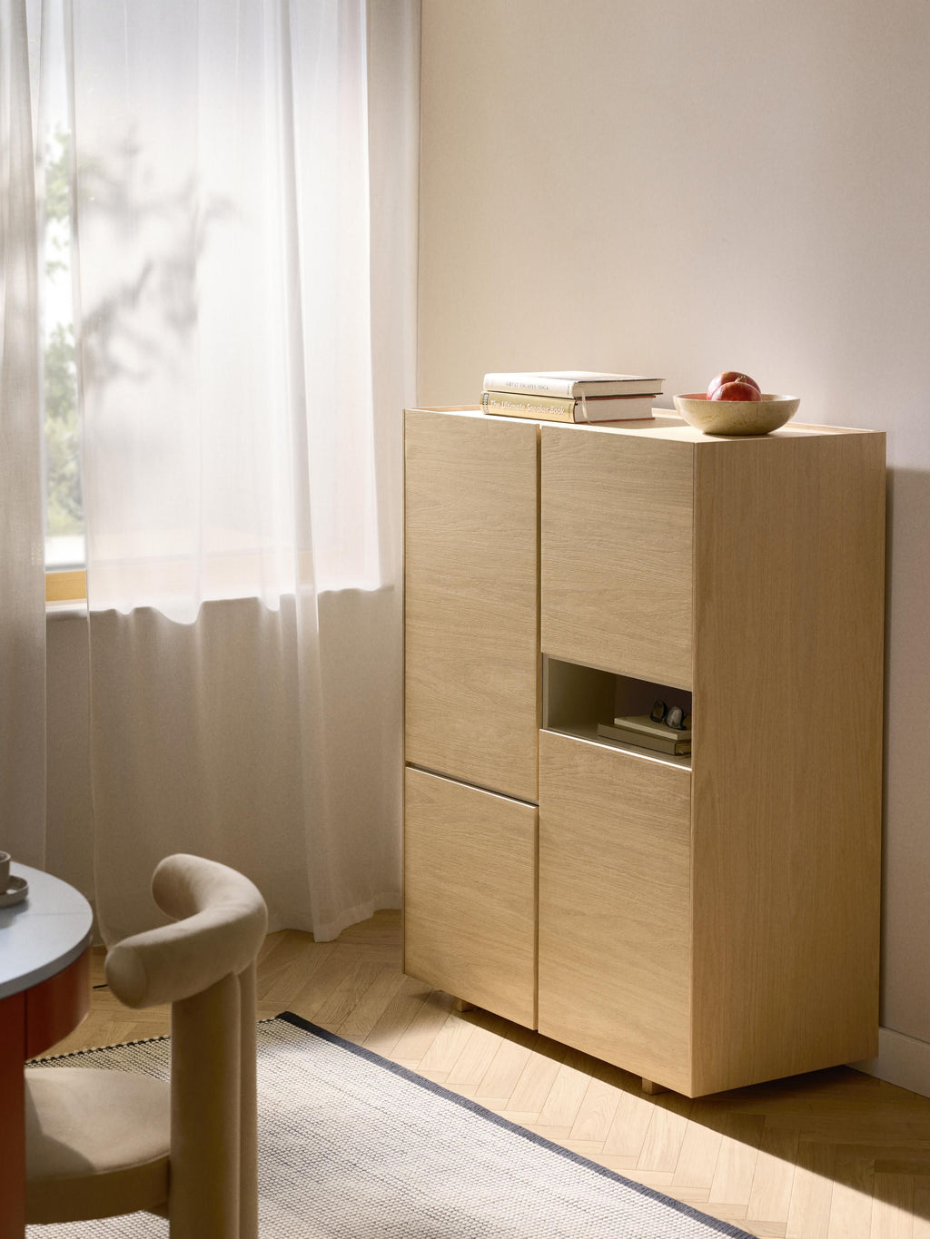 Larsen Wooden Highboard