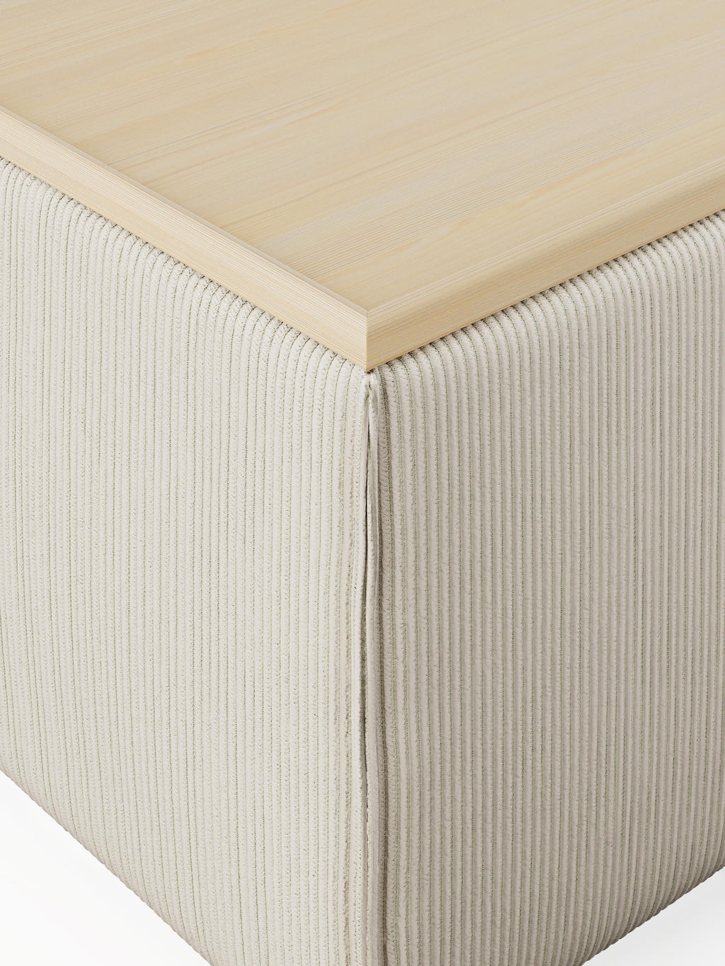 Lennon Corduroy Ottoman with Storage