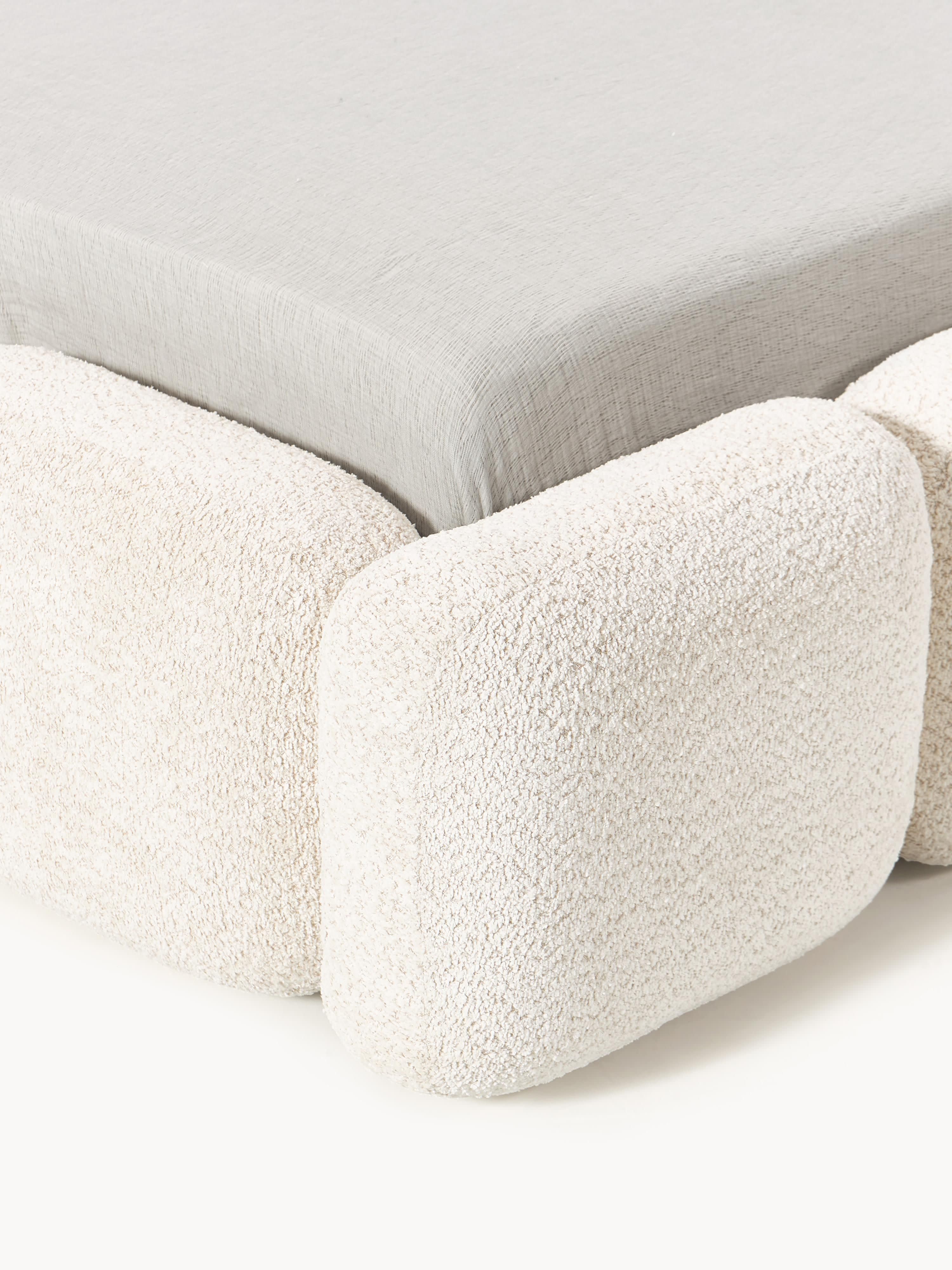 Tayla Upholstered Teddy Bouclé Bed