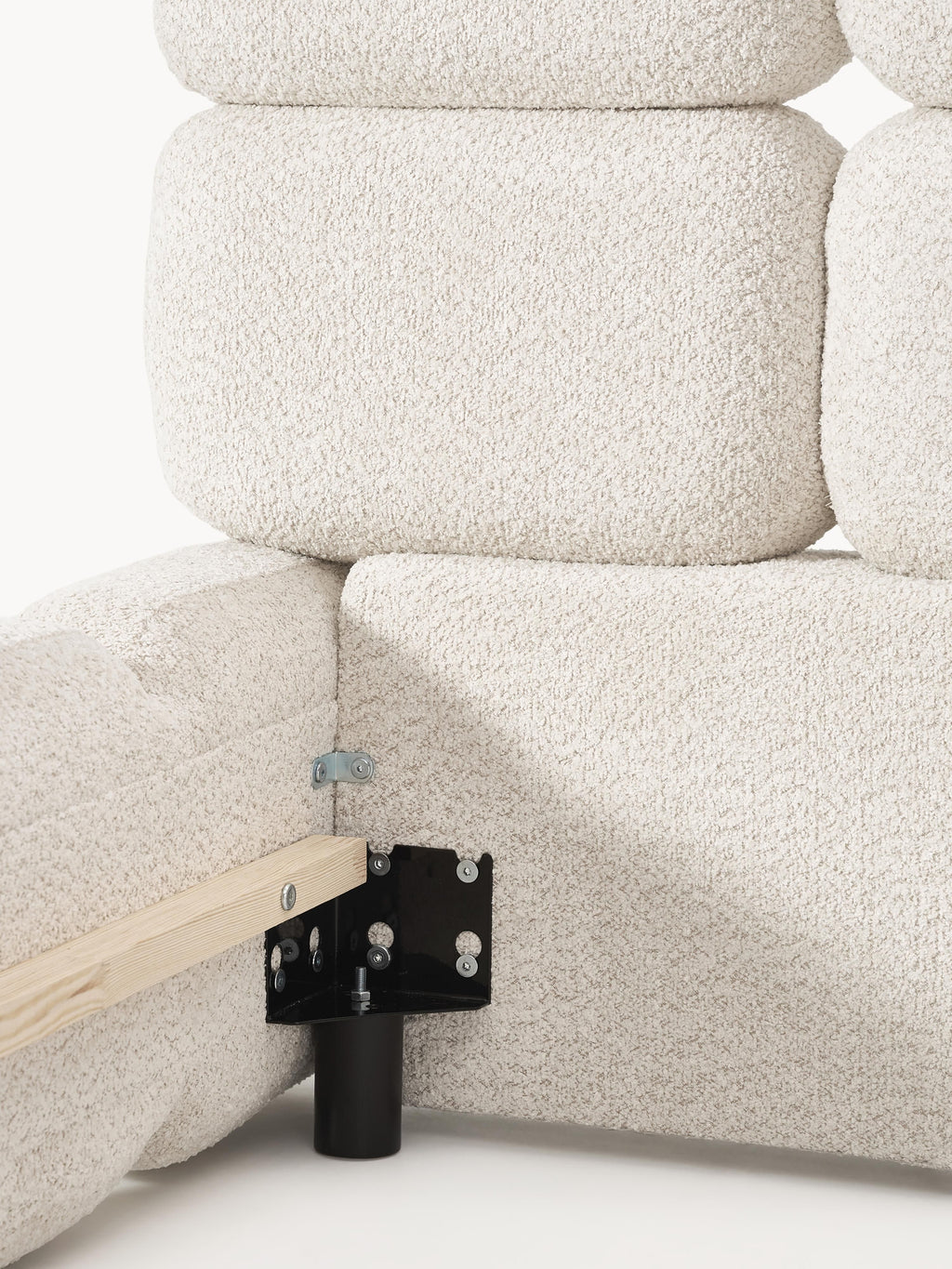 Tayla Upholstered Teddy Bouclé Bed