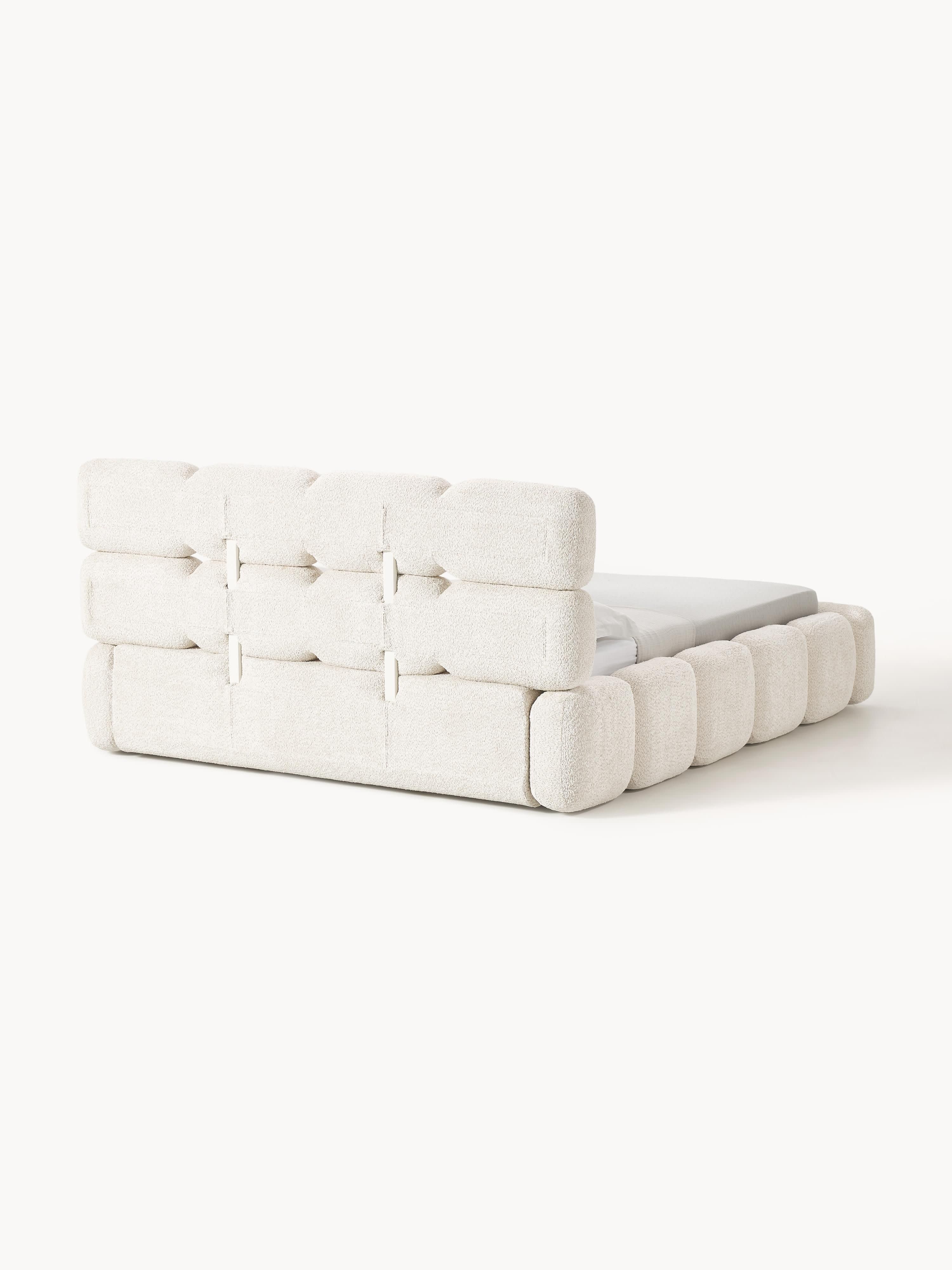 Tayla Upholstered Teddy Bouclé Bed