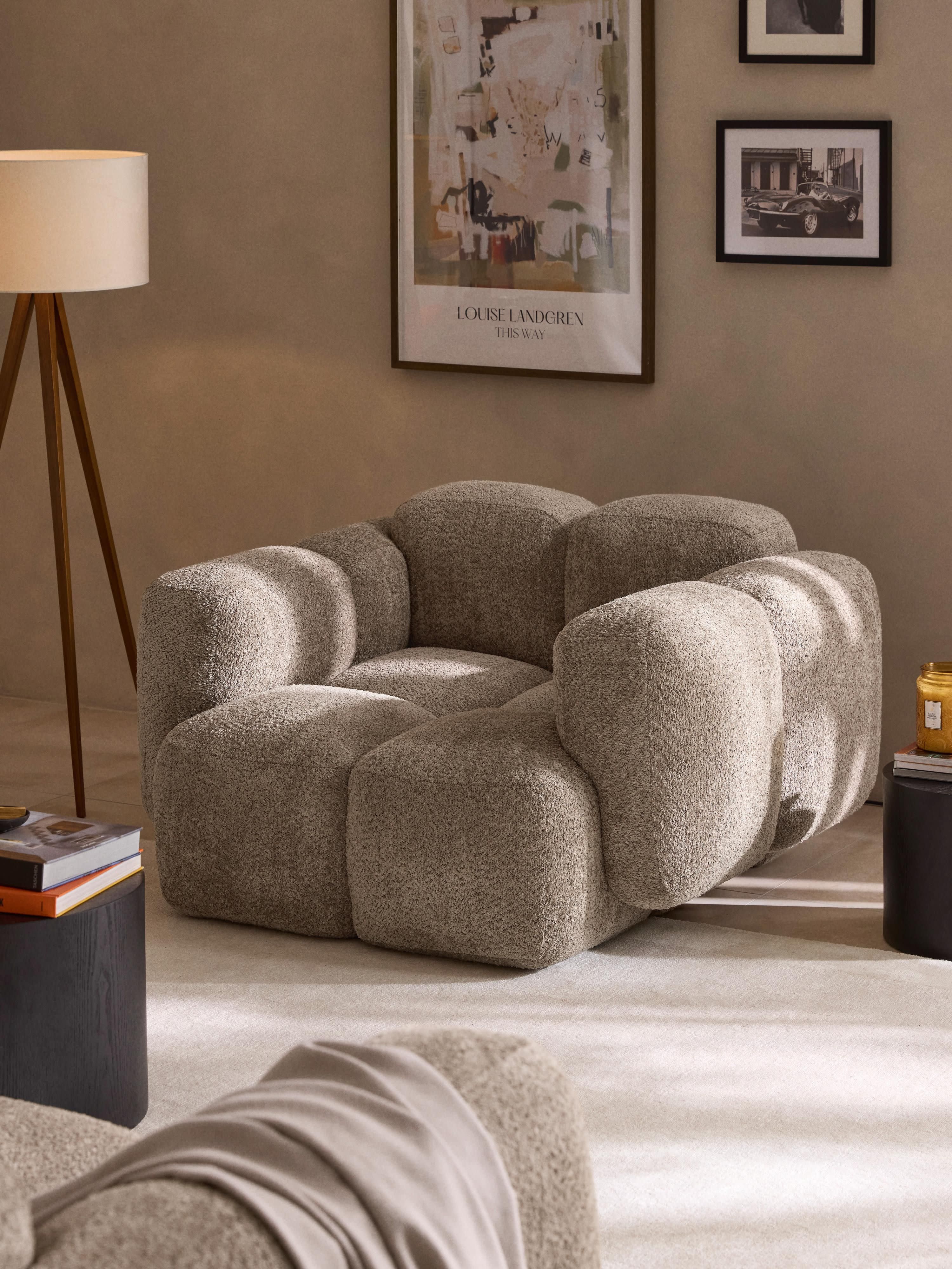 Tayla Teddy Bouclé Lounge Chair