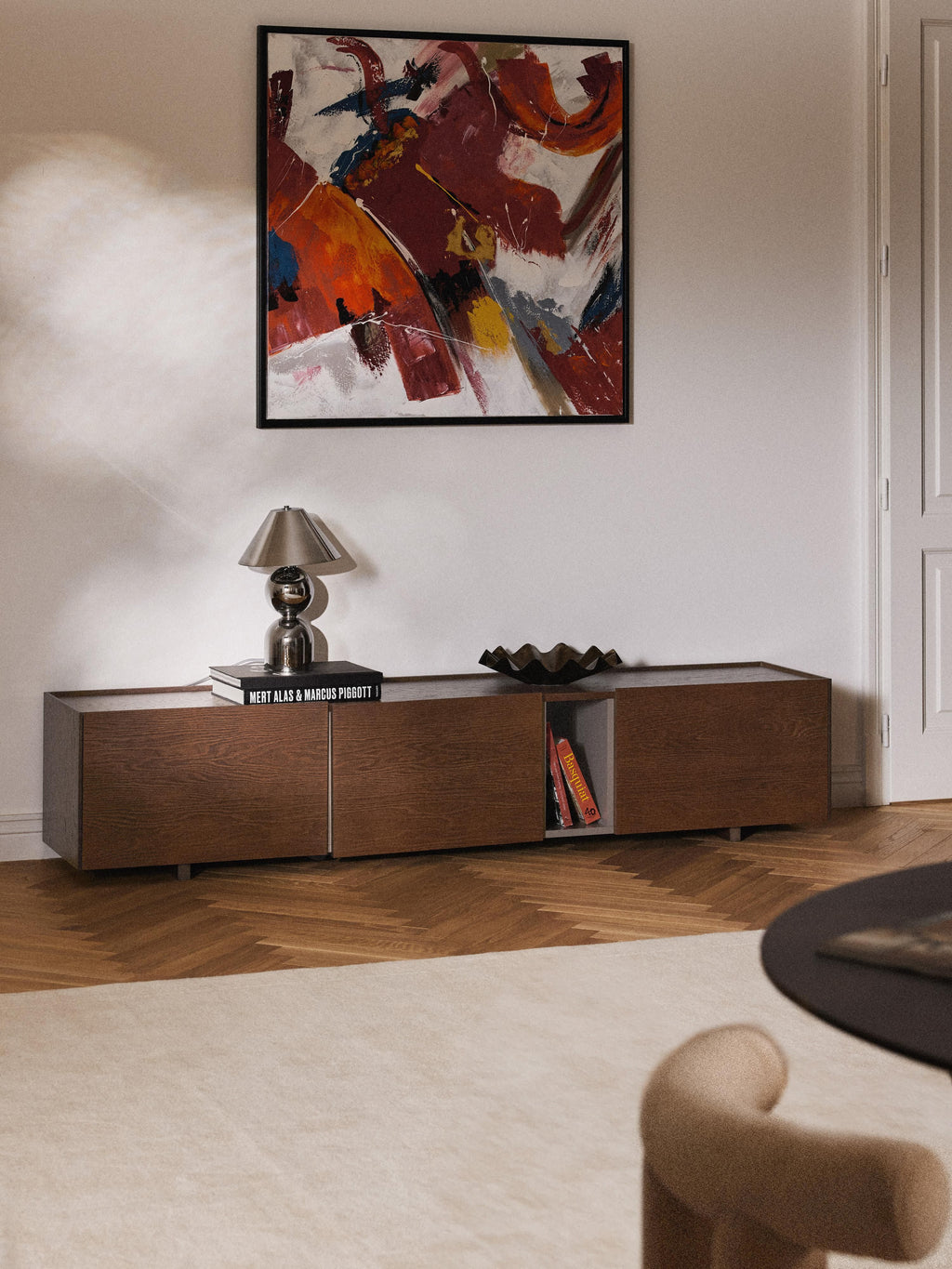 Larsen Wooden TV Lowboard
