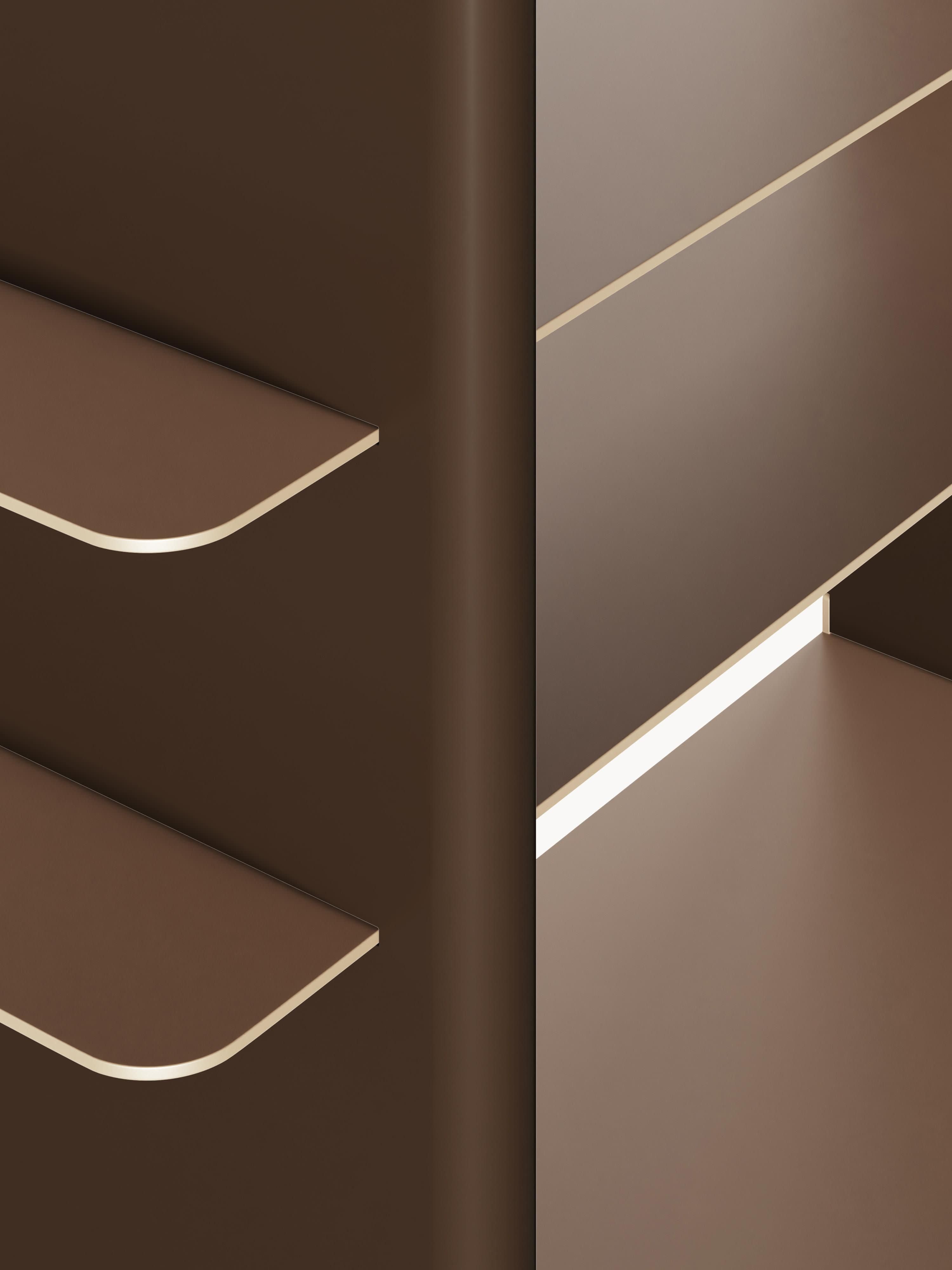 Rami Shelving Unit with Metal Elements
