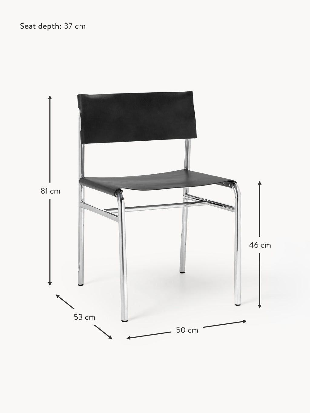 Jordan Leather Dining Chair