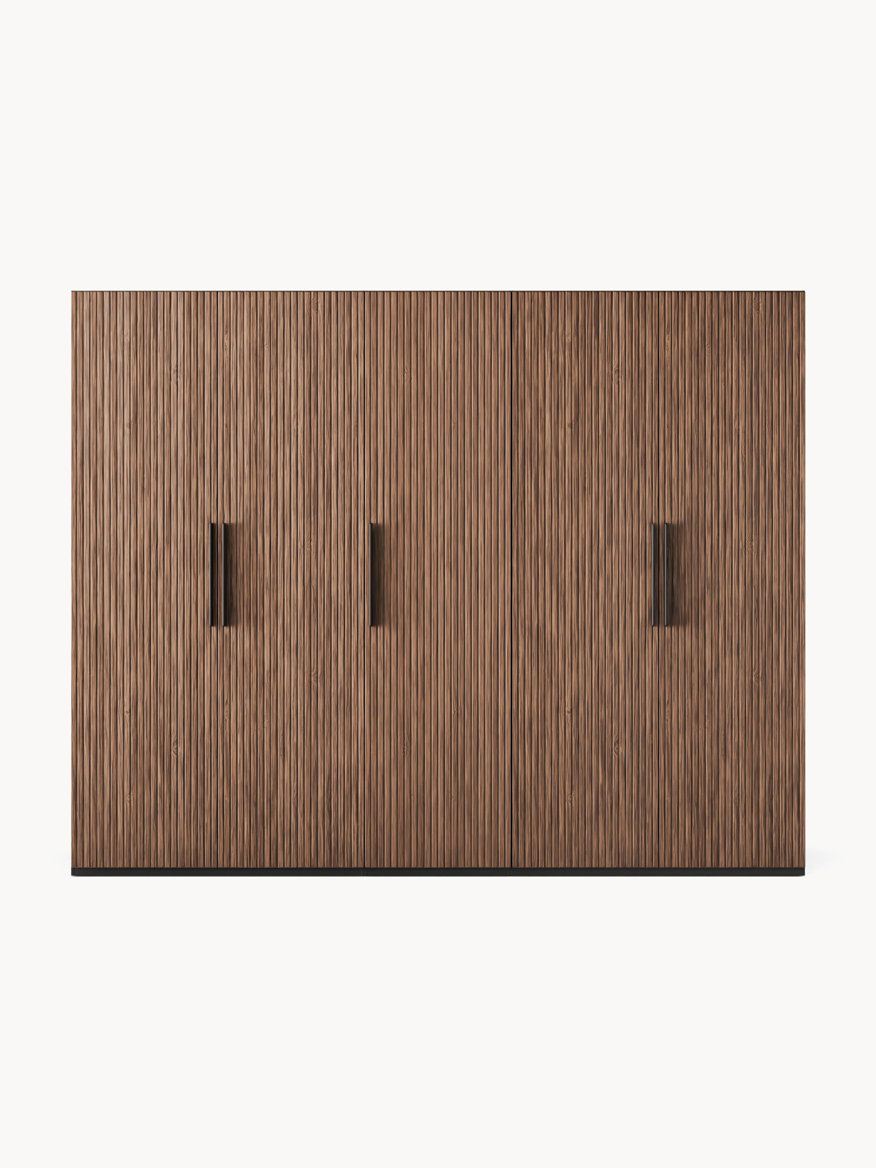 Simone Modular Revolving Door Wardrobe, 250 cm Wide, in various sizes