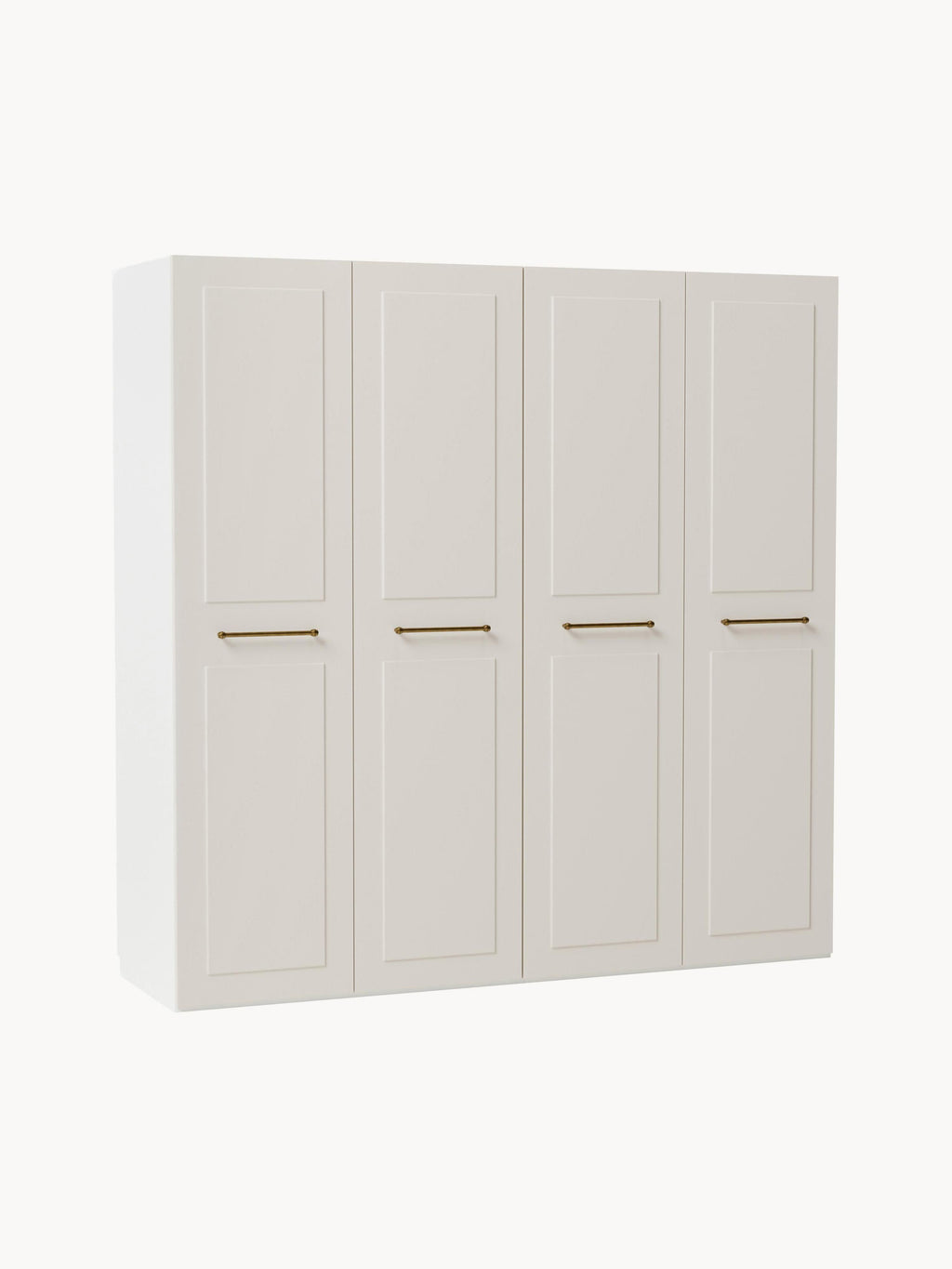 Gallery image 1 - Modular Hinged Door Wardrobe Charlotte, 200 cm Wide, in various sizes