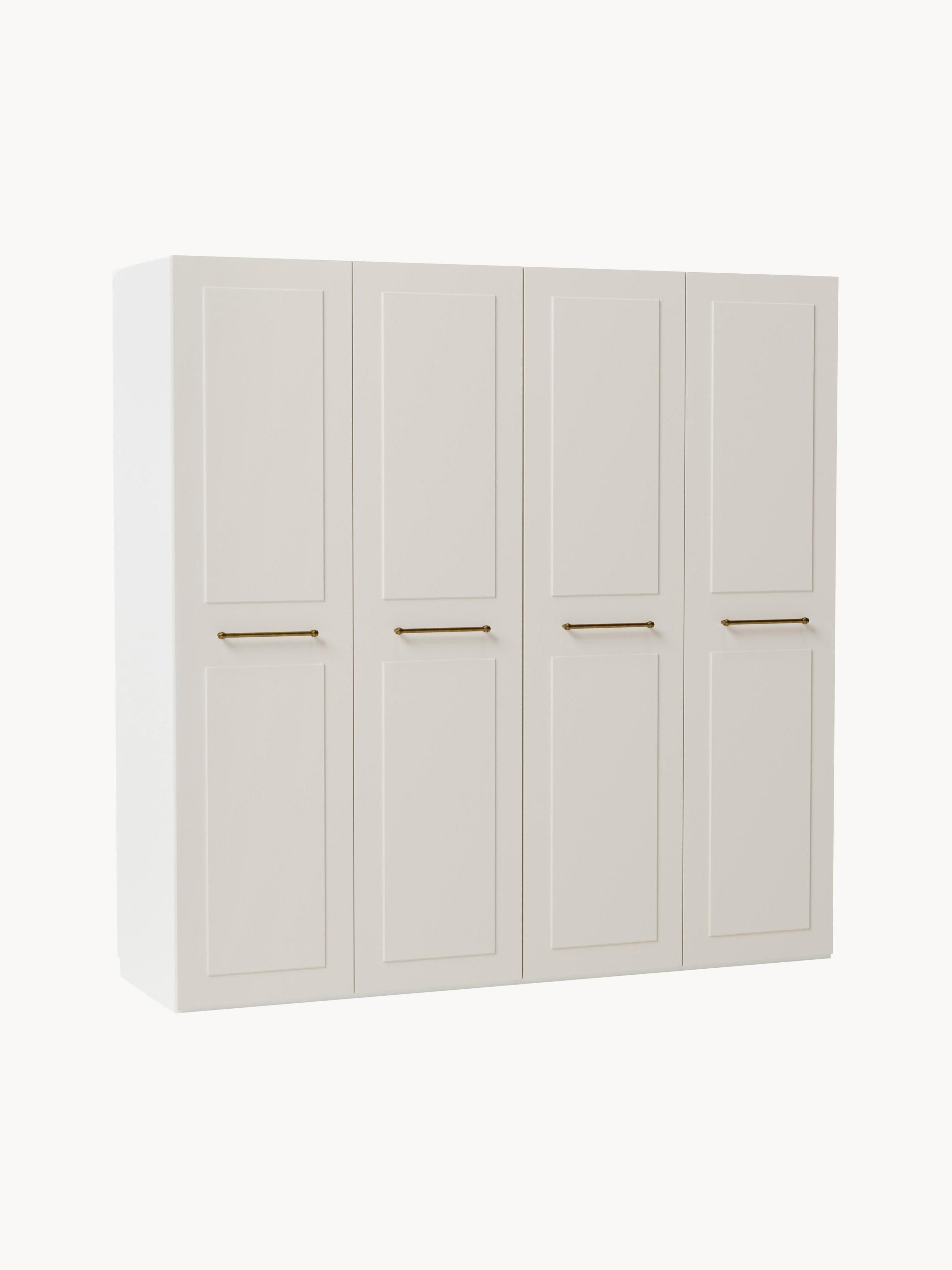 Gallery image 1 - Modular Hinged Door Wardrobe Charlotte, 200 cm Wide, in various sizes