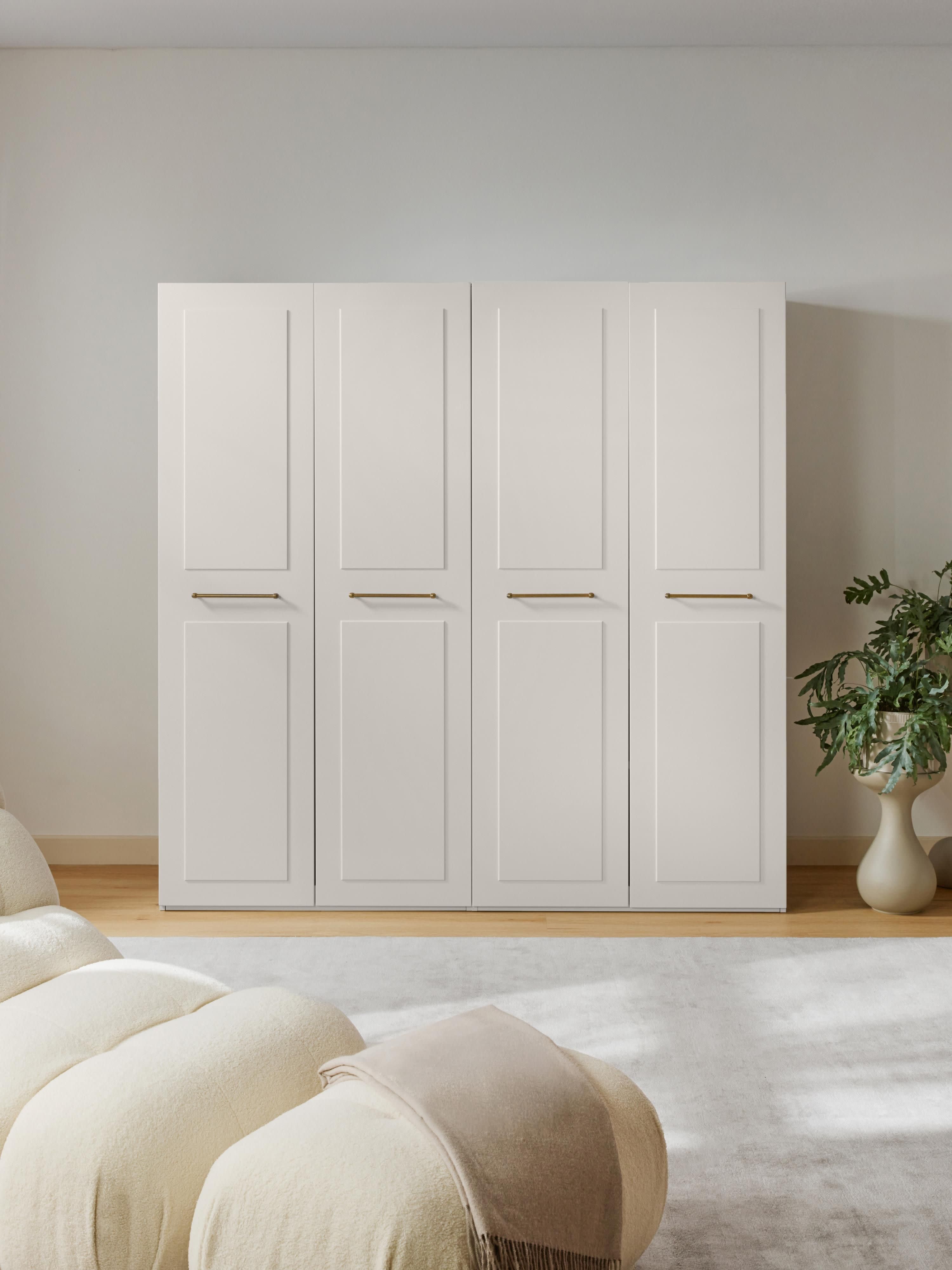Charlotte Modular Hinged Door Wardrobe, 200 cm Wide, in various sizes
