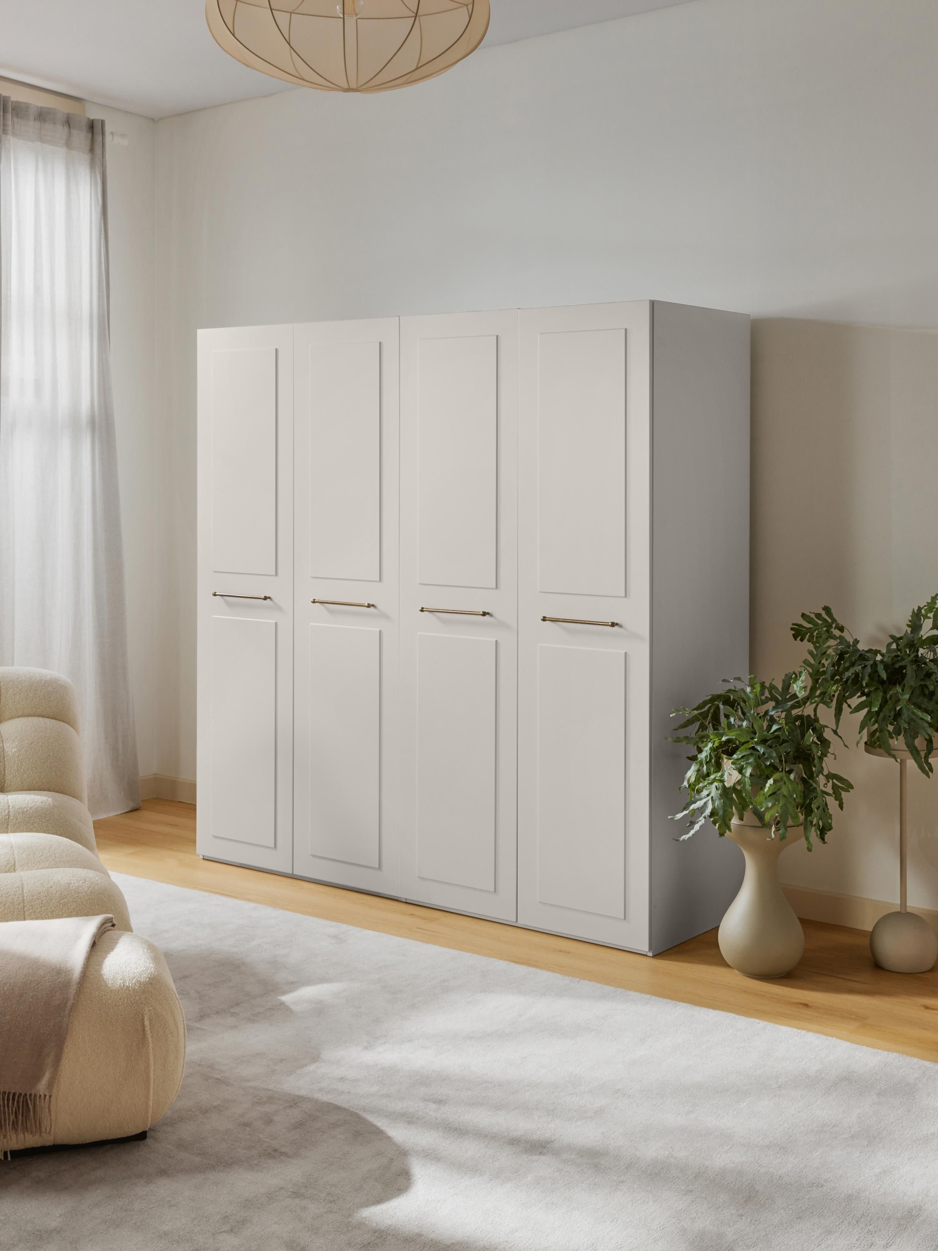 Charlotte Modular Hinged Door Wardrobe, 200 cm Wide, in various sizes