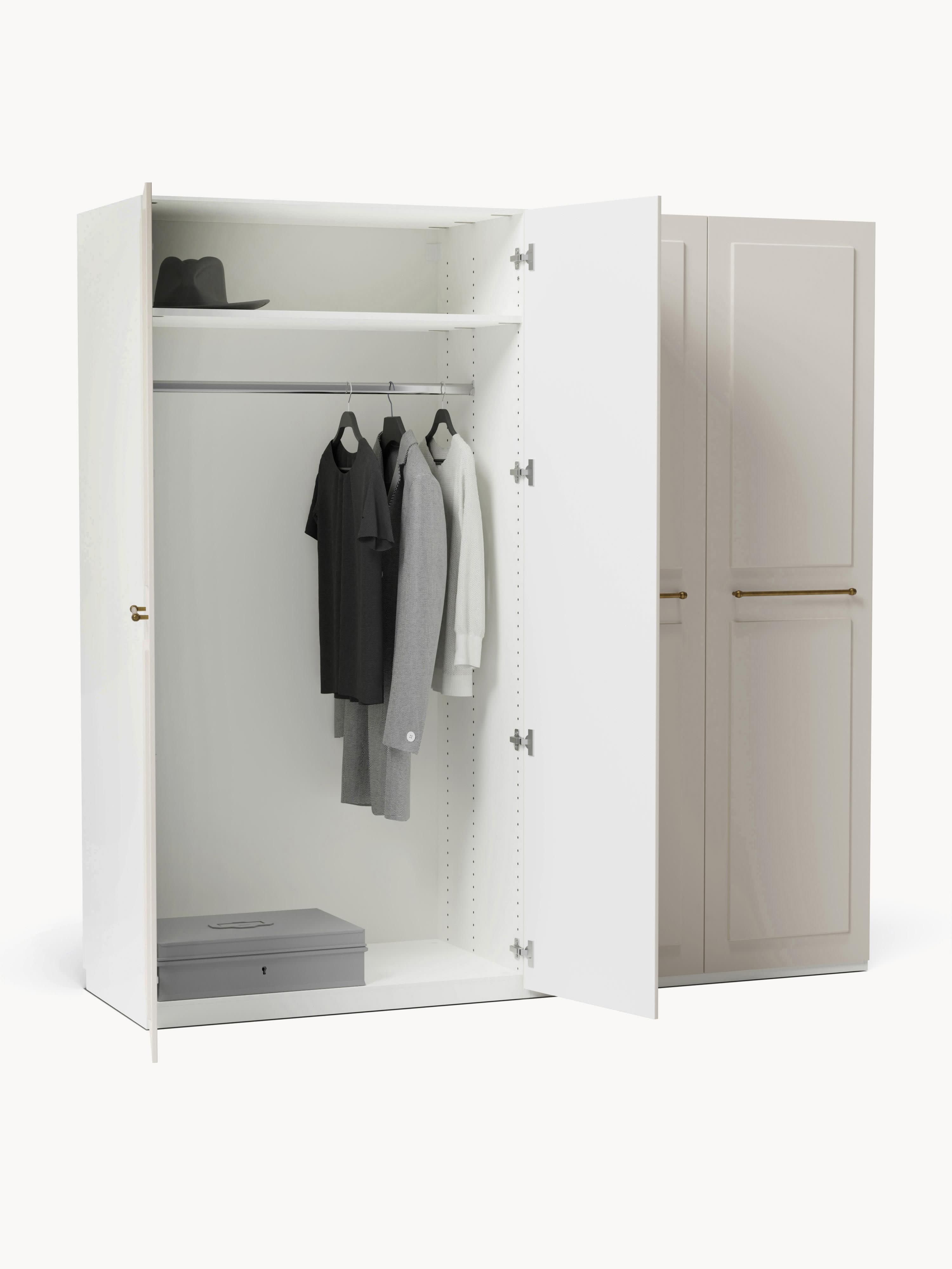 Charlotte Modular Hinged Door Wardrobe, 200 cm Wide, in various sizes