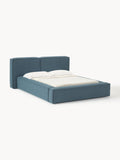 Gallery image 1 - Upholstered Bouclé Bed Lennon