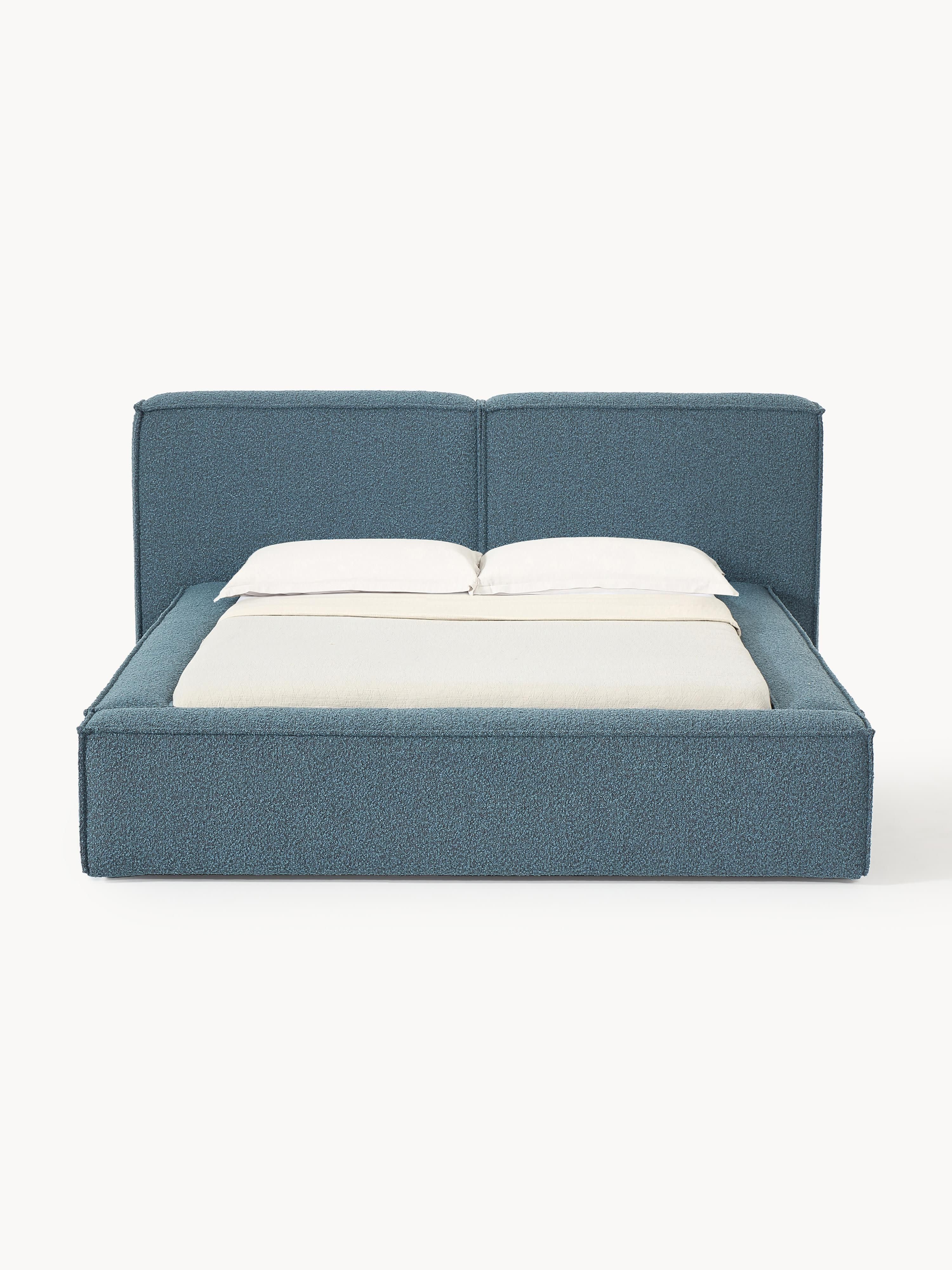Lennon Upholstered Bouclé Bed