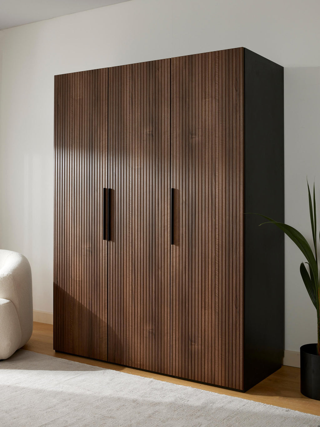 Simone Modular Hinged Door Wardrobe, 150 cm Wide, in various sizes