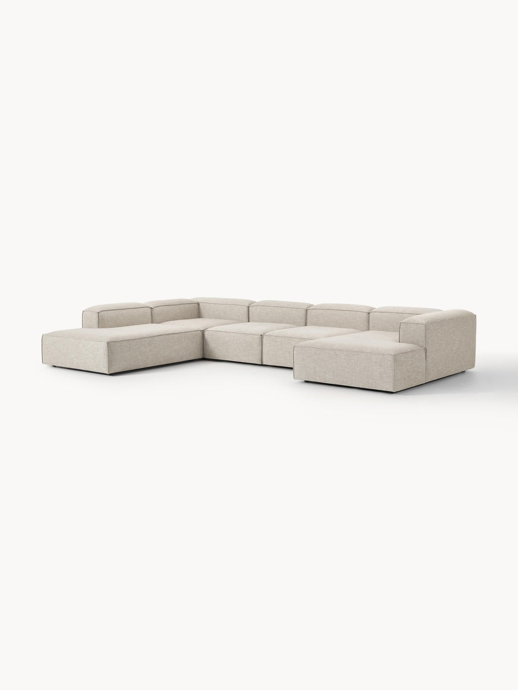Gallery image 1 - XL Linen Blend Modular Sofa Lennon