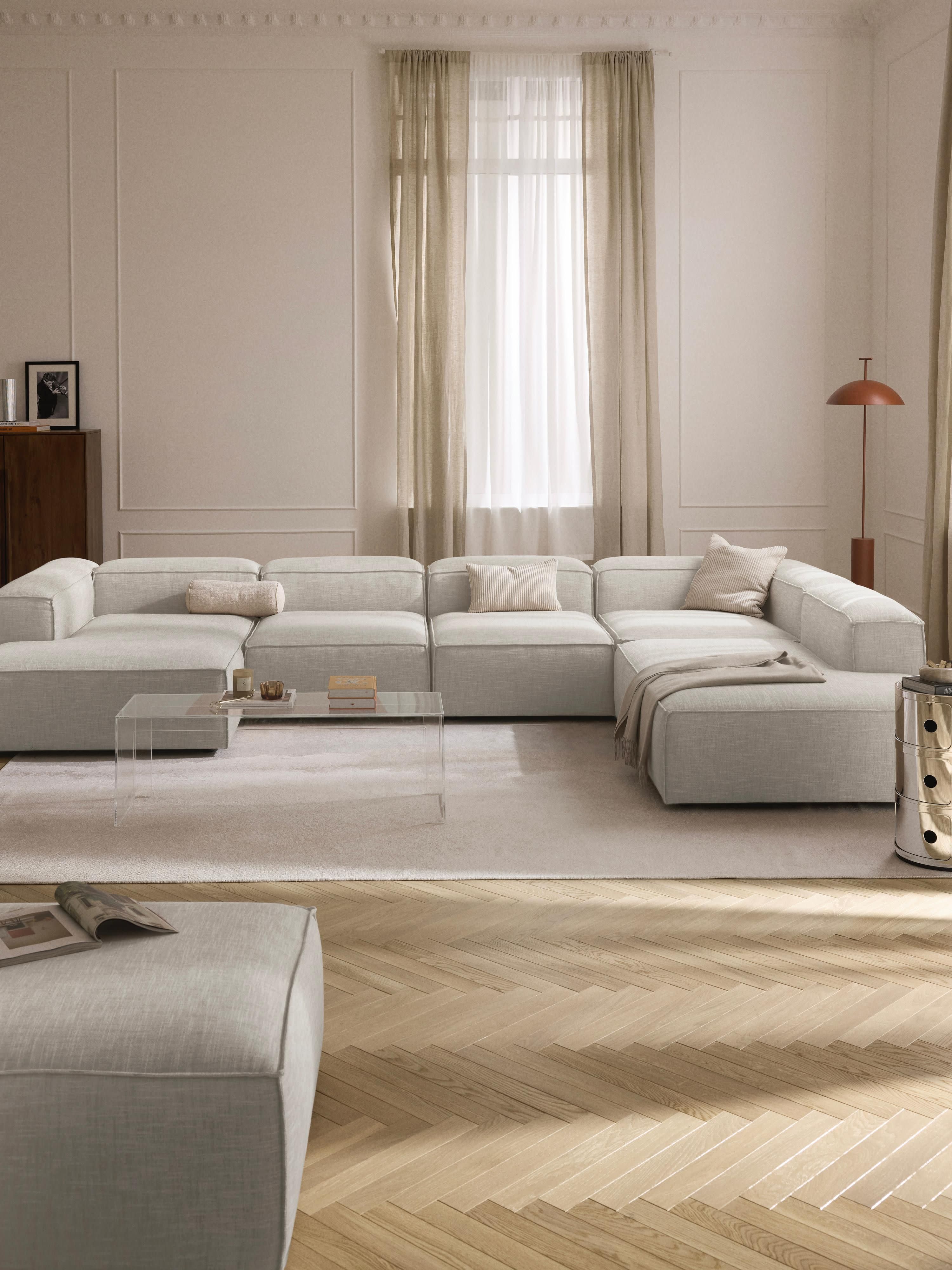 Lennon XL Linen Blend Modular Sofa