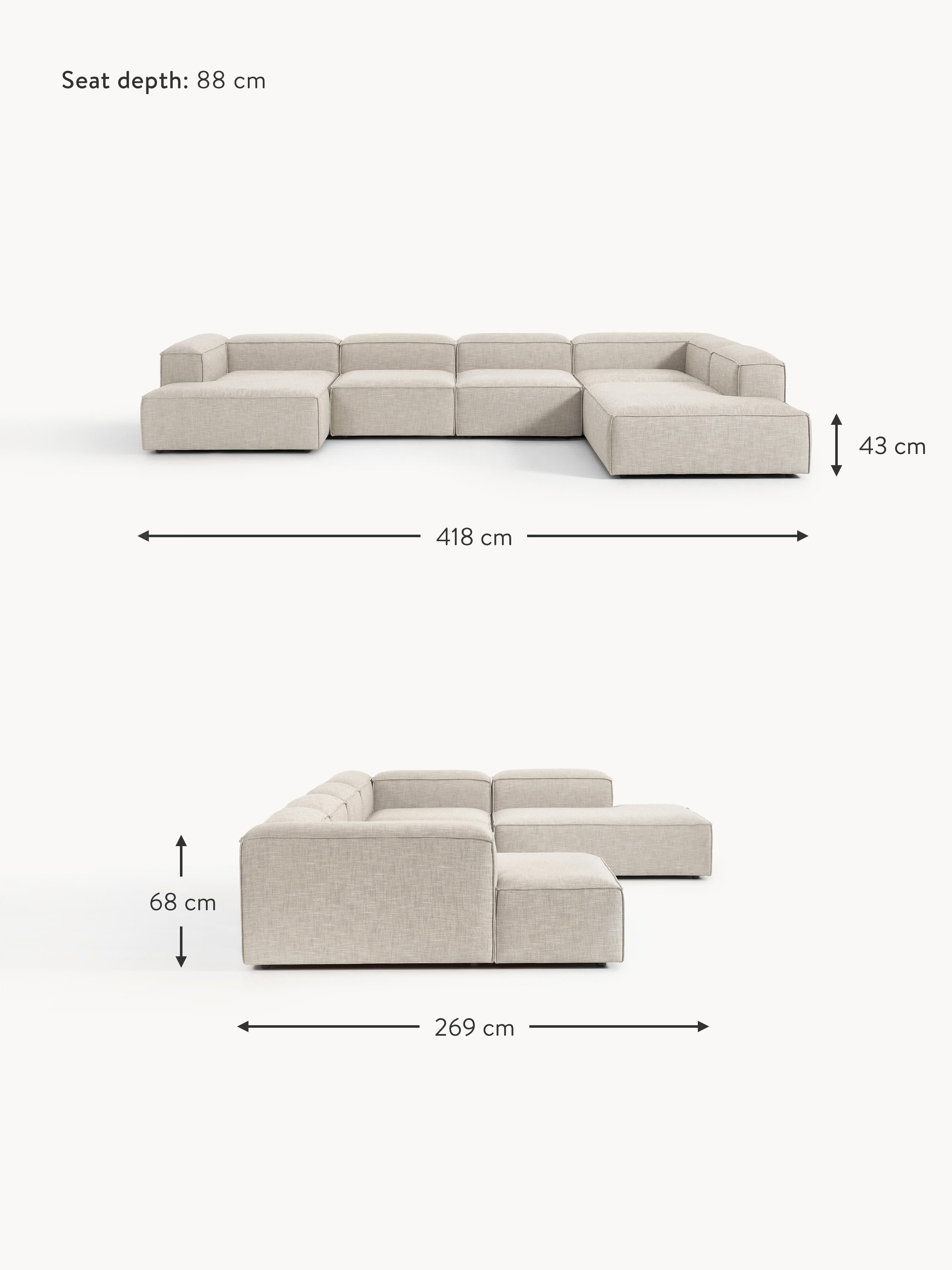 Lennon XL Linen Blend Modular Sofa