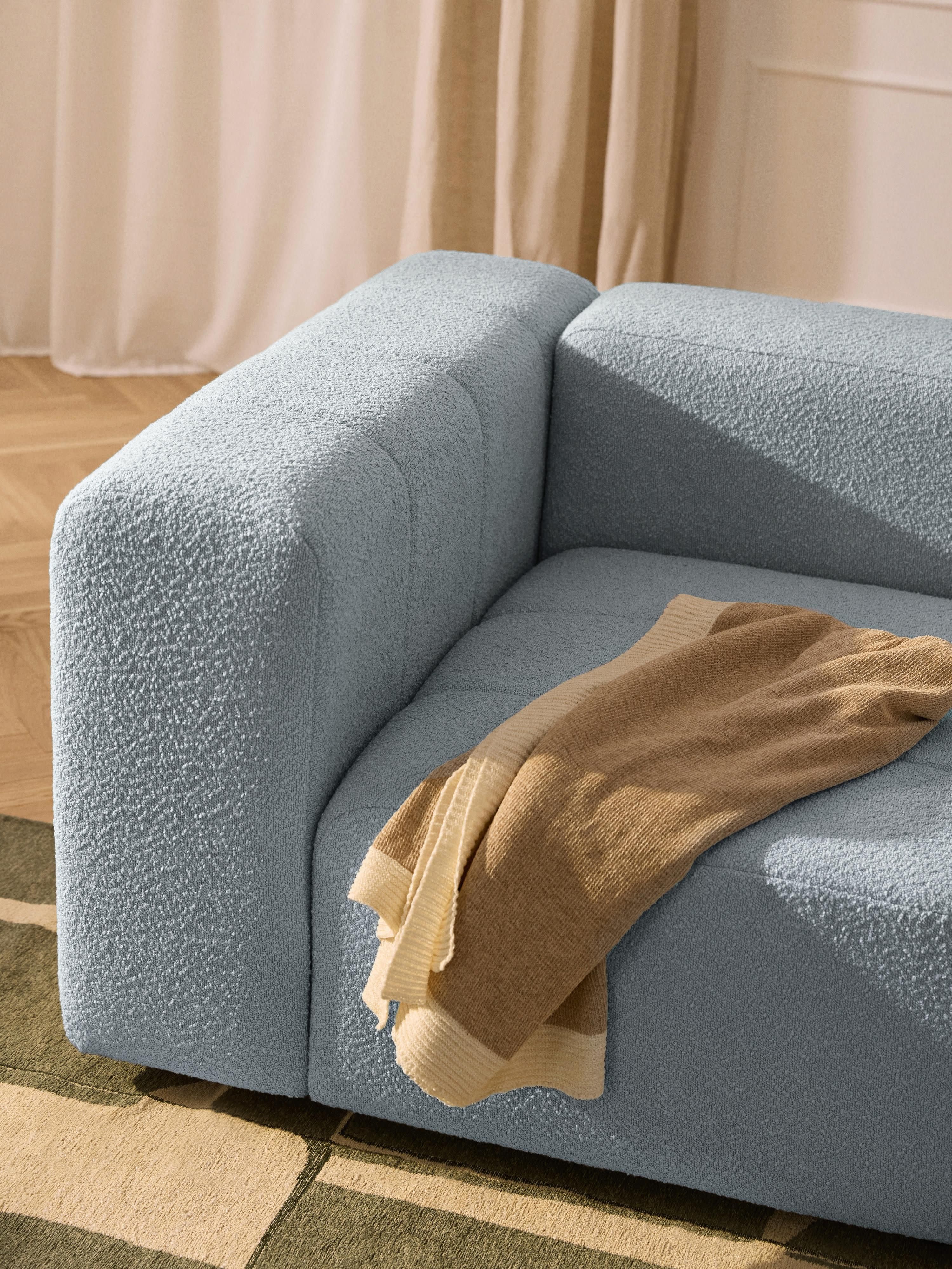 Lena Bouclé Modular Sofa (4-seater)