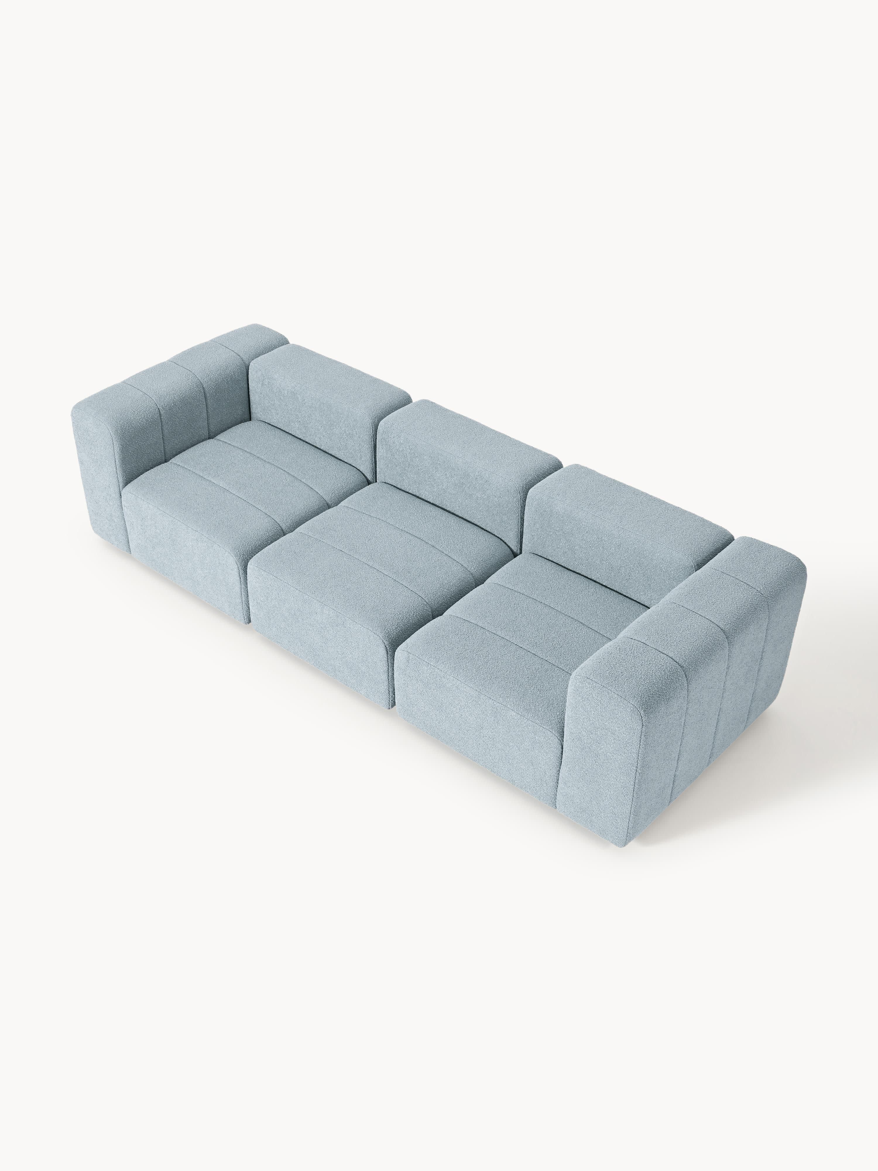 Lena Bouclé Modular Sofa (4-seater)