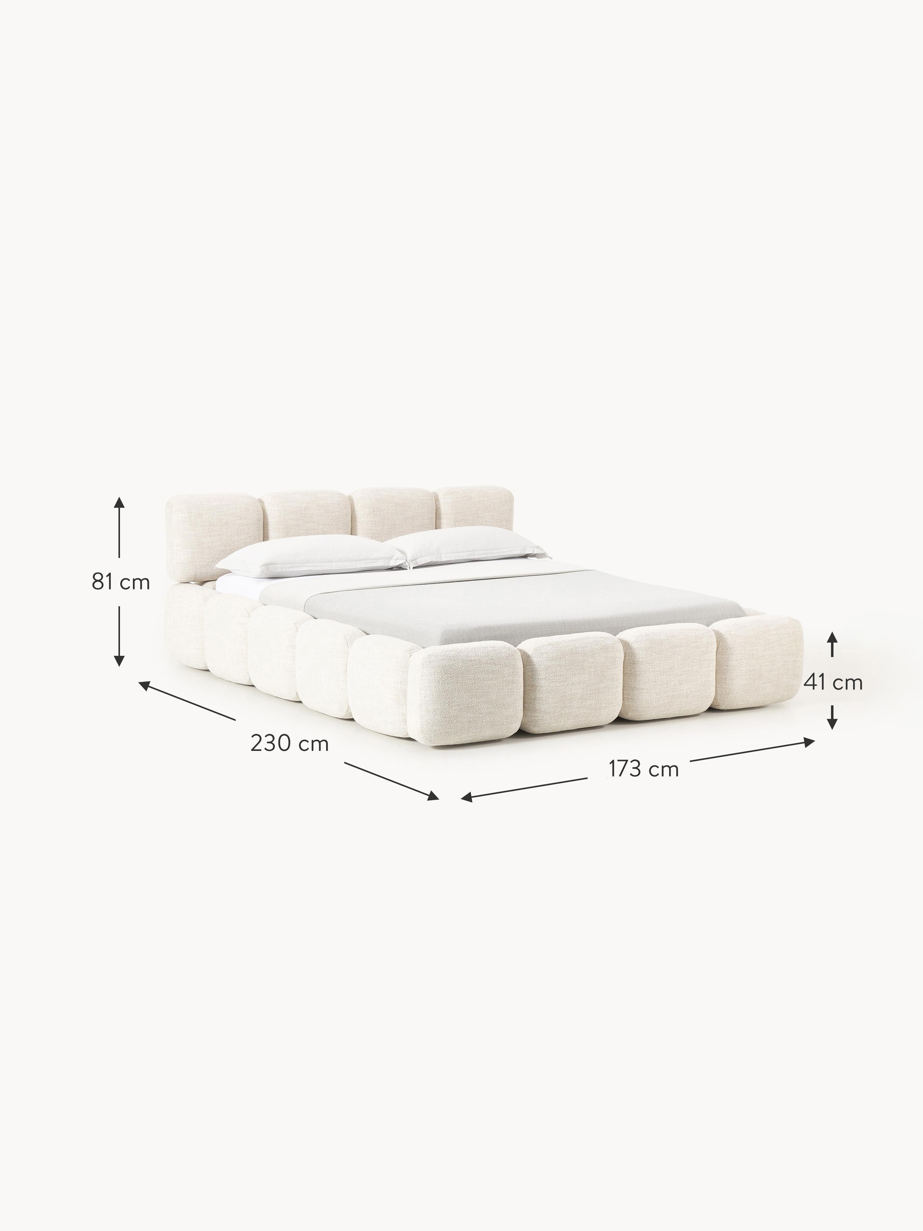 Tayla Upholstered Bouclé Bed
