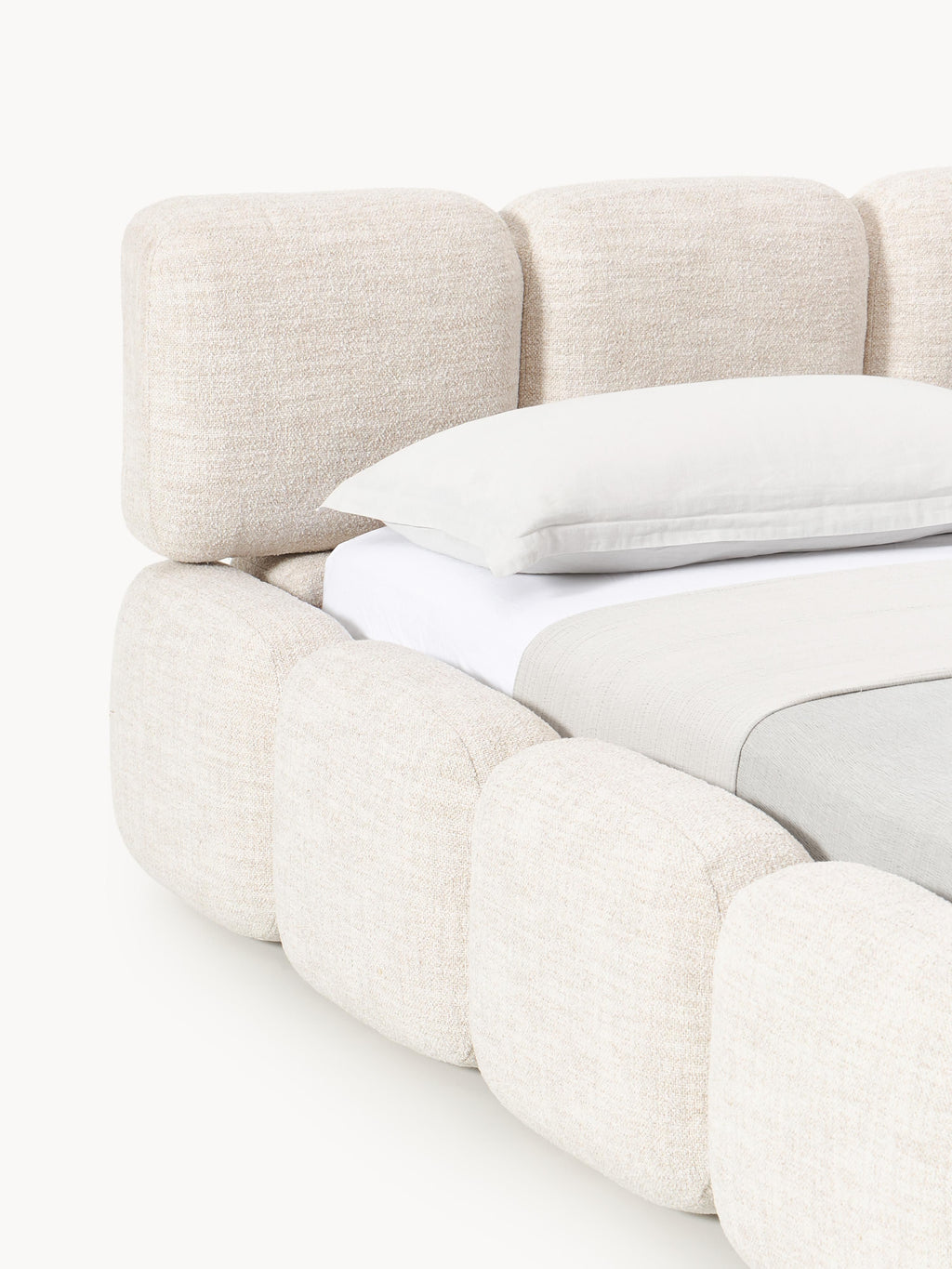 Tayla Upholstered Bouclé Bed