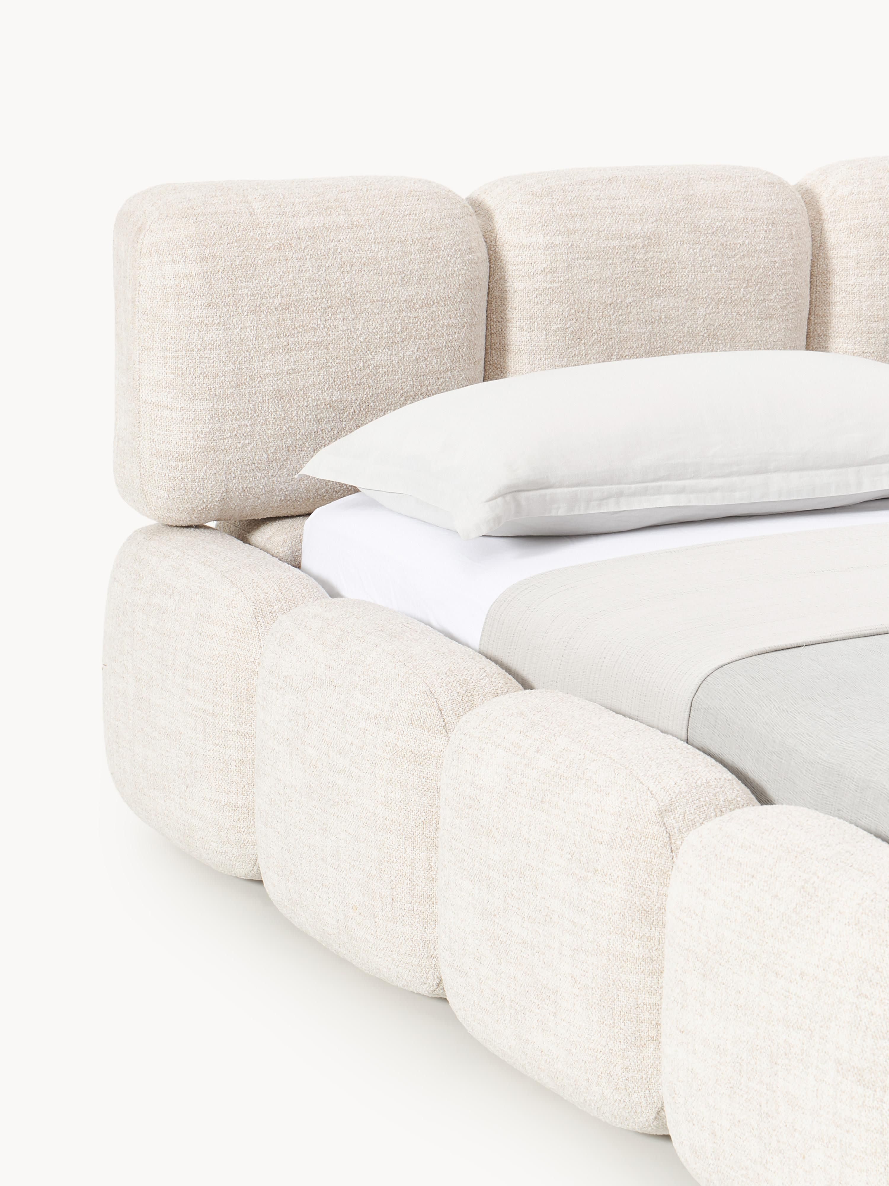 Tayla Upholstered Bouclé Bed