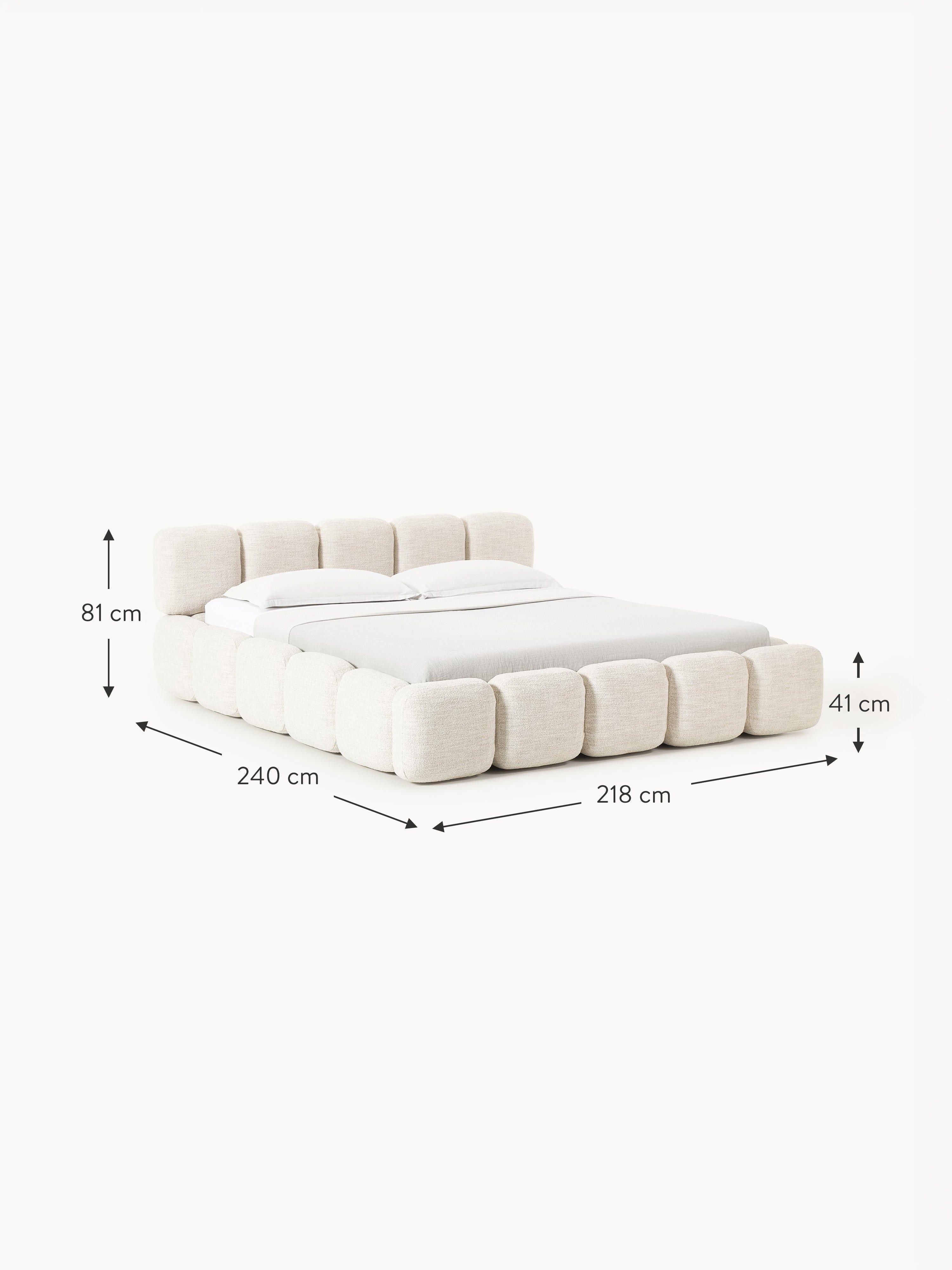 Tayla Upholstered Bouclé Bed