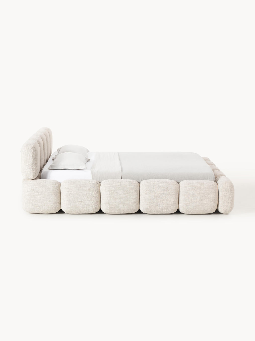 Tayla Upholstered Bouclé Bed