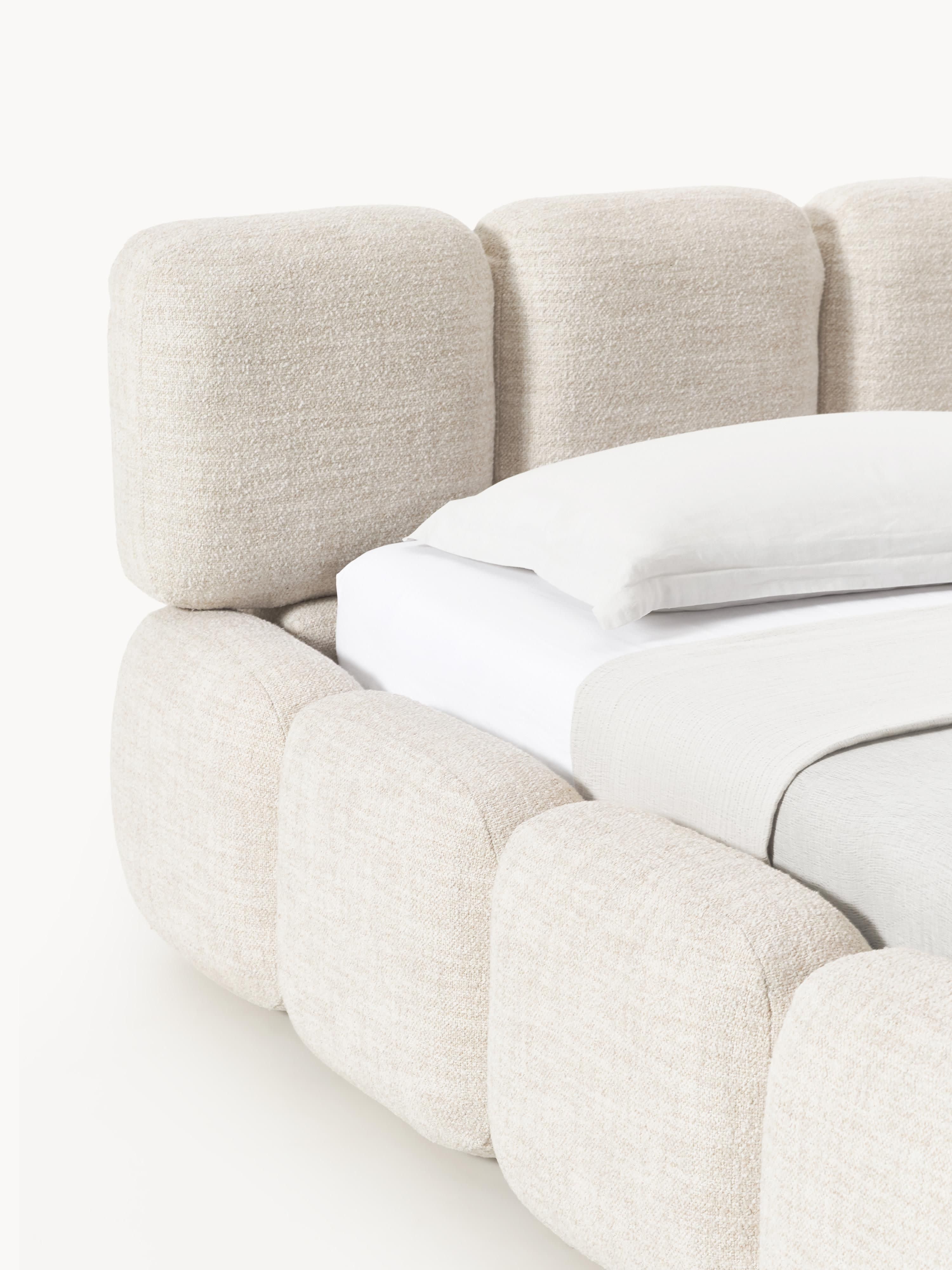 Tayla Upholstered Bouclé Bed