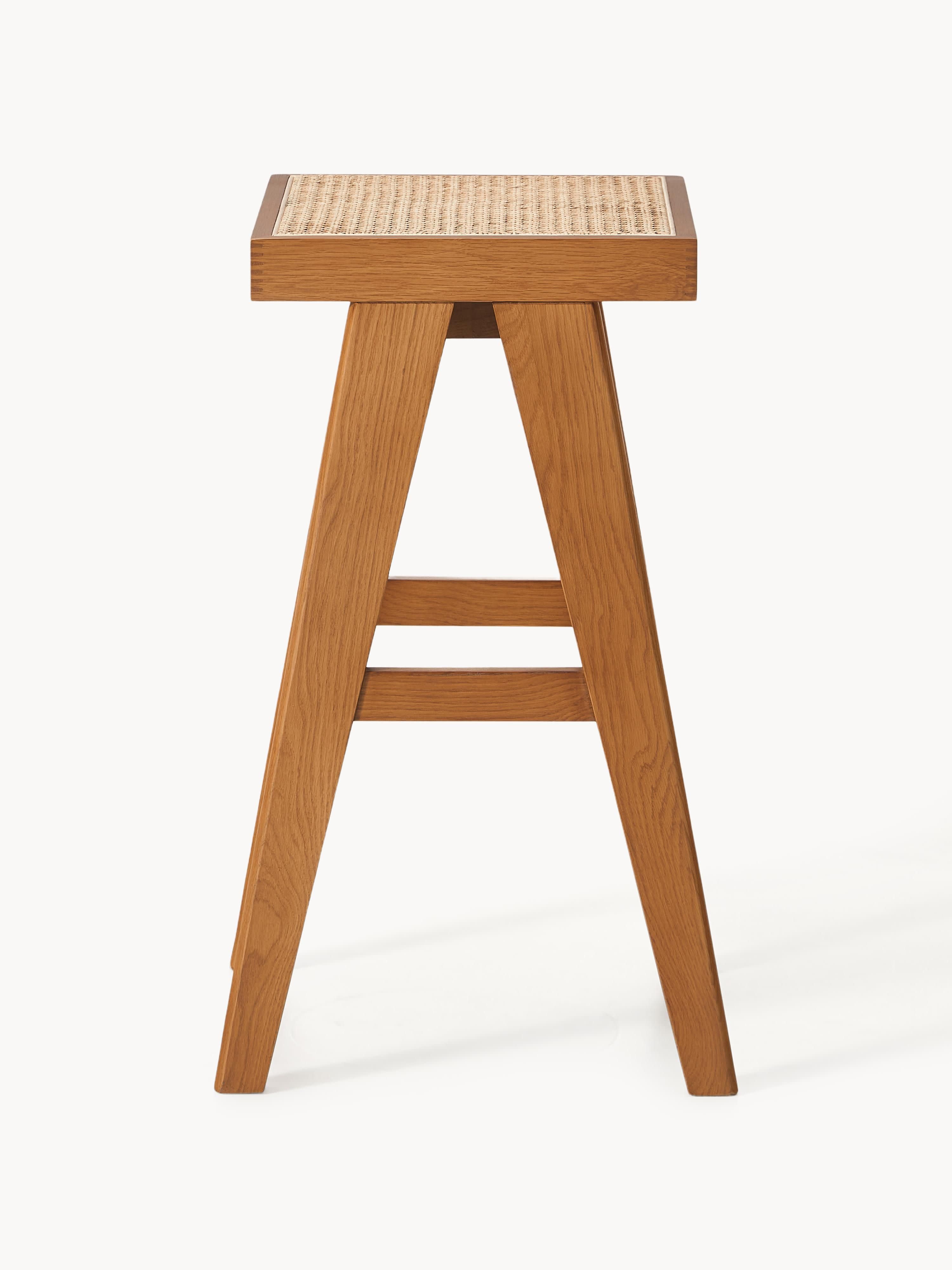 Sissi Bar Stool with Viennese Wickerwork