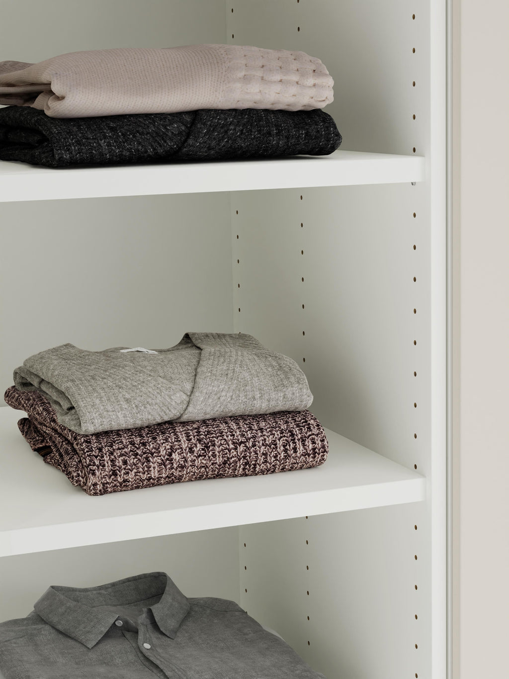 Charlotte Modular Corner Wardrobe, 165 cm Wide, in various sizes