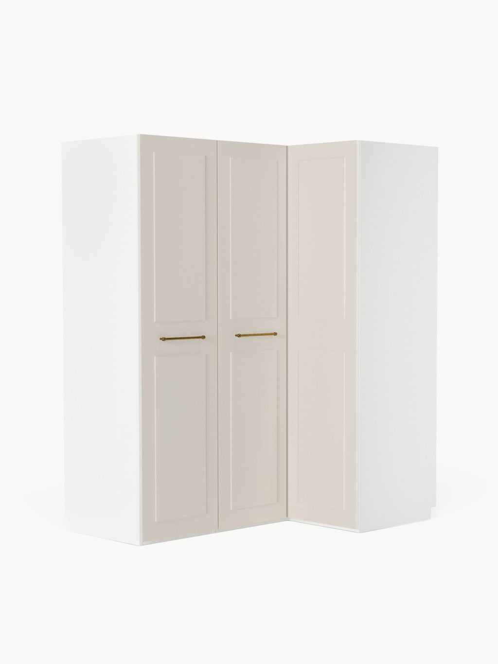 Charlotte Modular Corner Wardrobe, 165 cm Wide, in various sizes