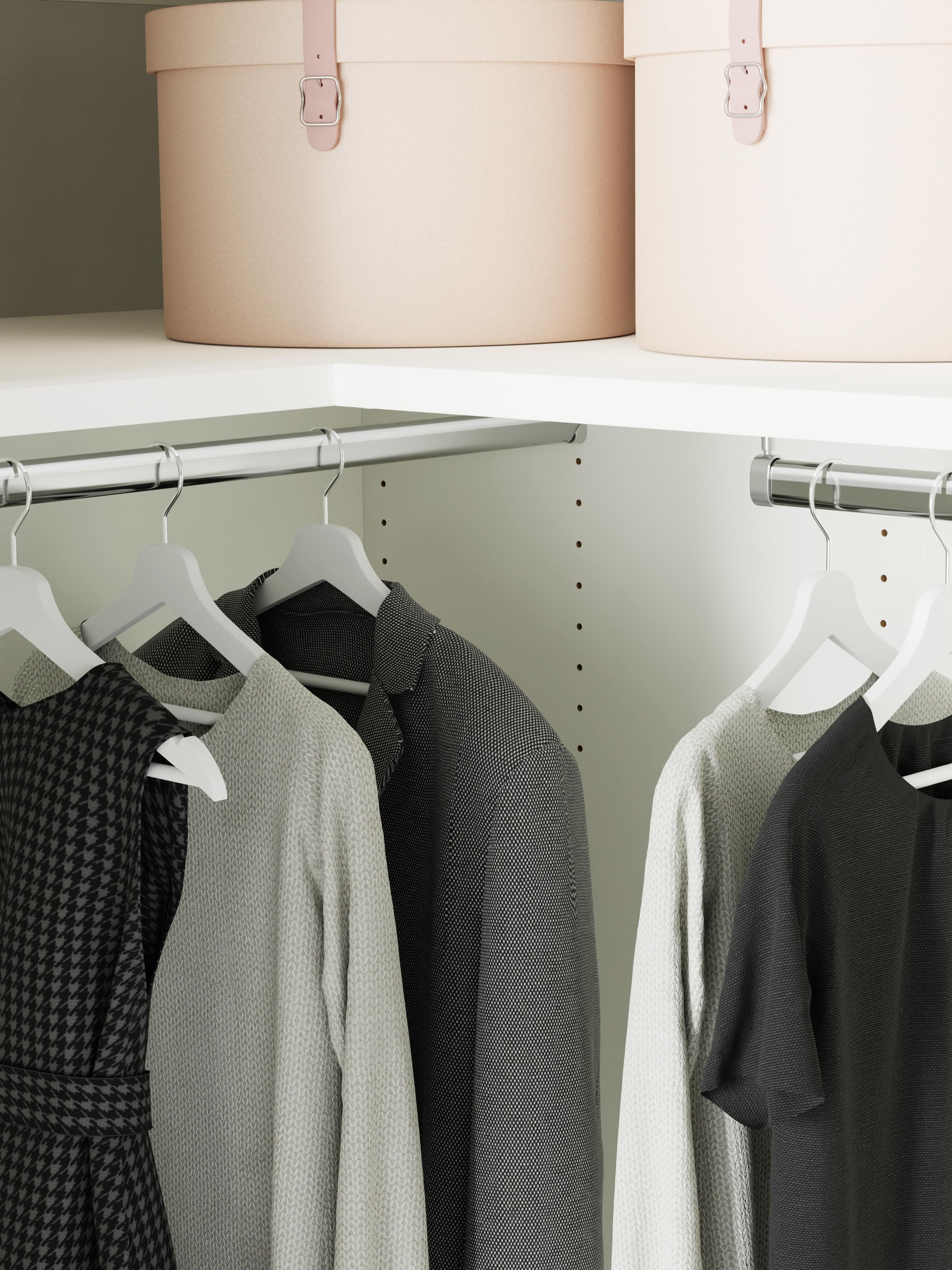 Charlotte Modular Corner Wardrobe, 165 cm Wide, in various sizes