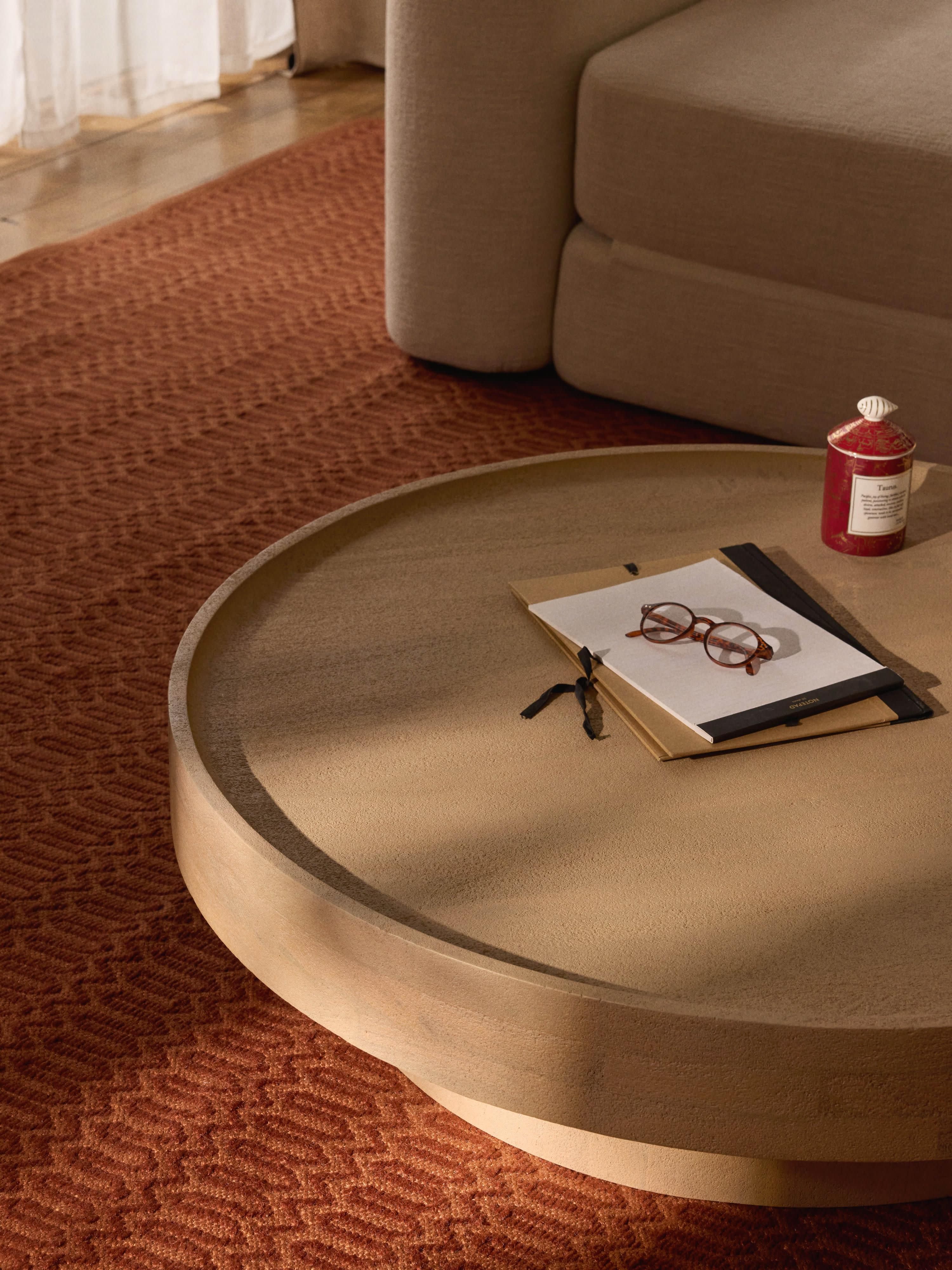 Benno Round XL Mango Wood Coffee Table