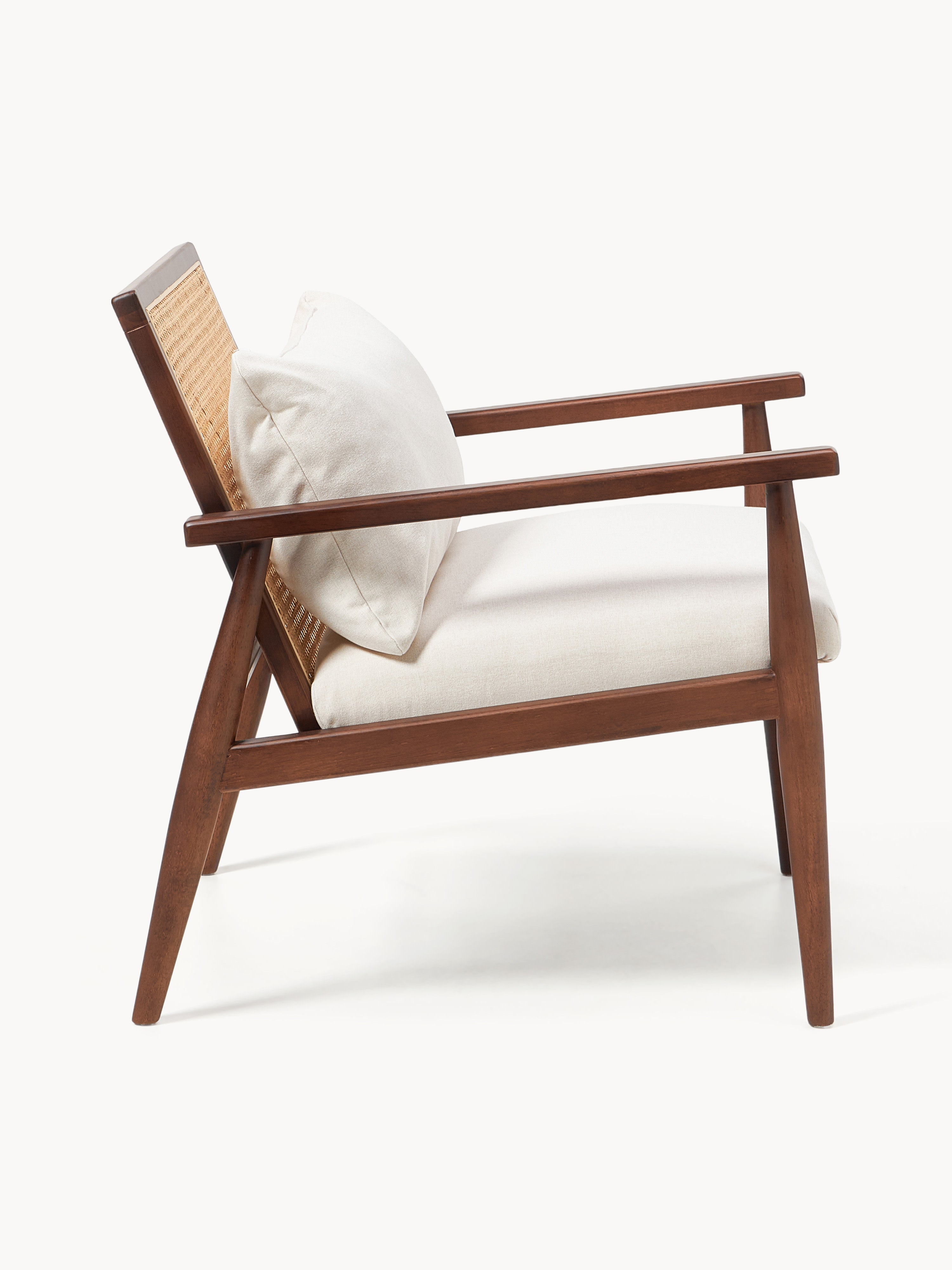 Manuell Rubberwood Lounge Chair