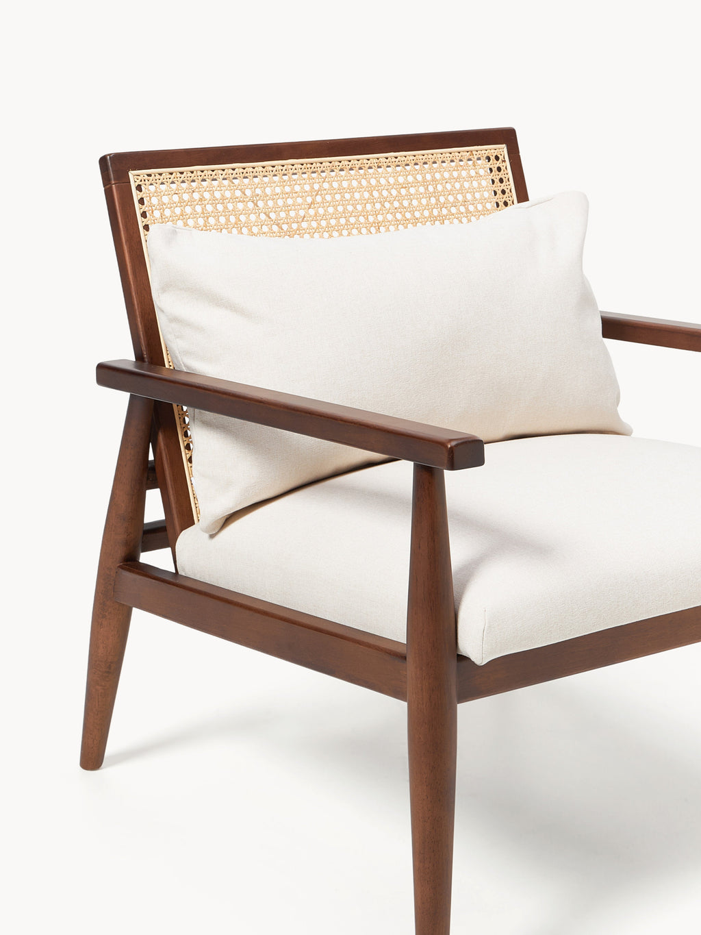 Manuell Rubberwood Lounge Chair