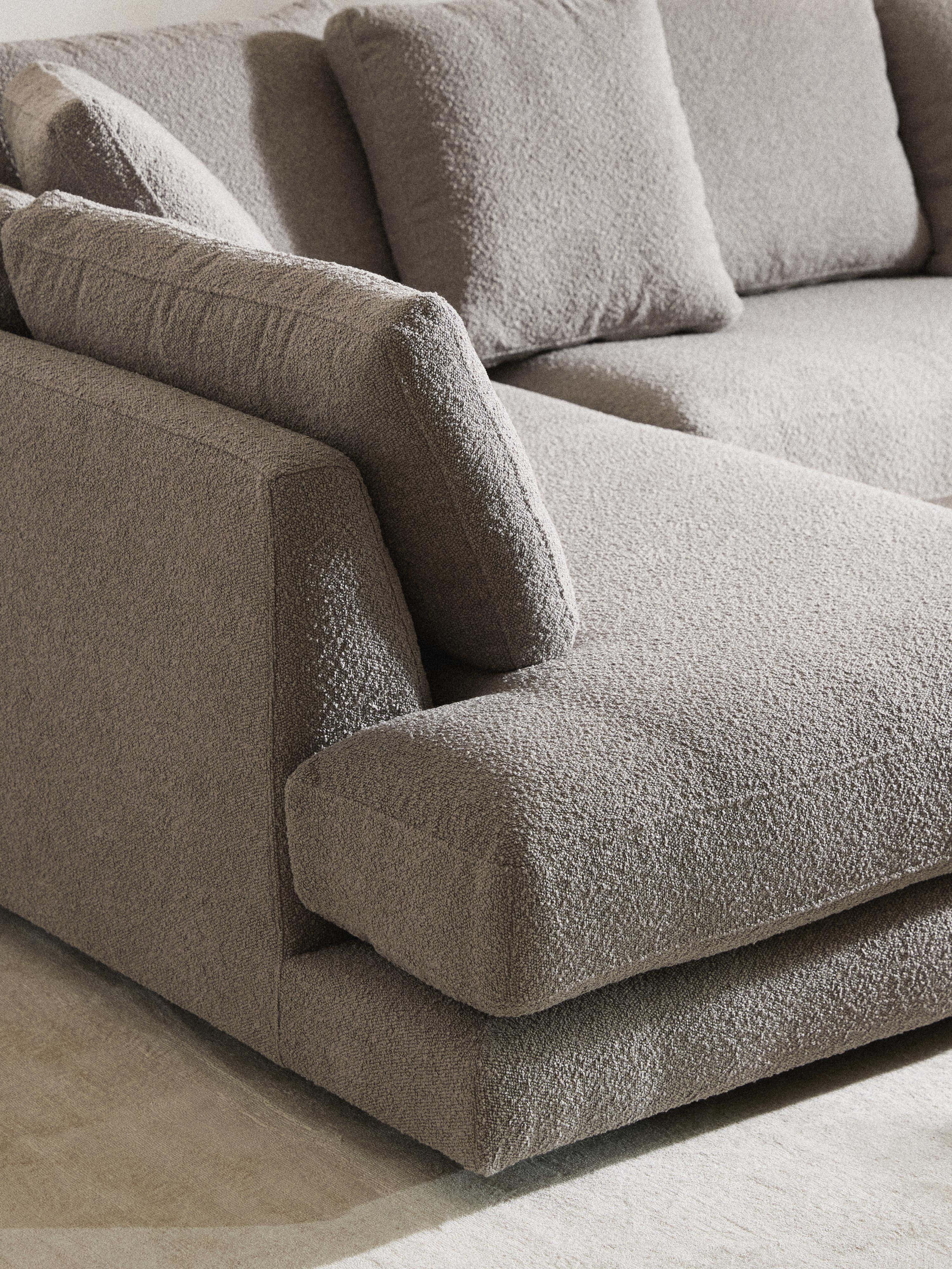 Tribeca Bouclé Corner Sofa (4-seater)