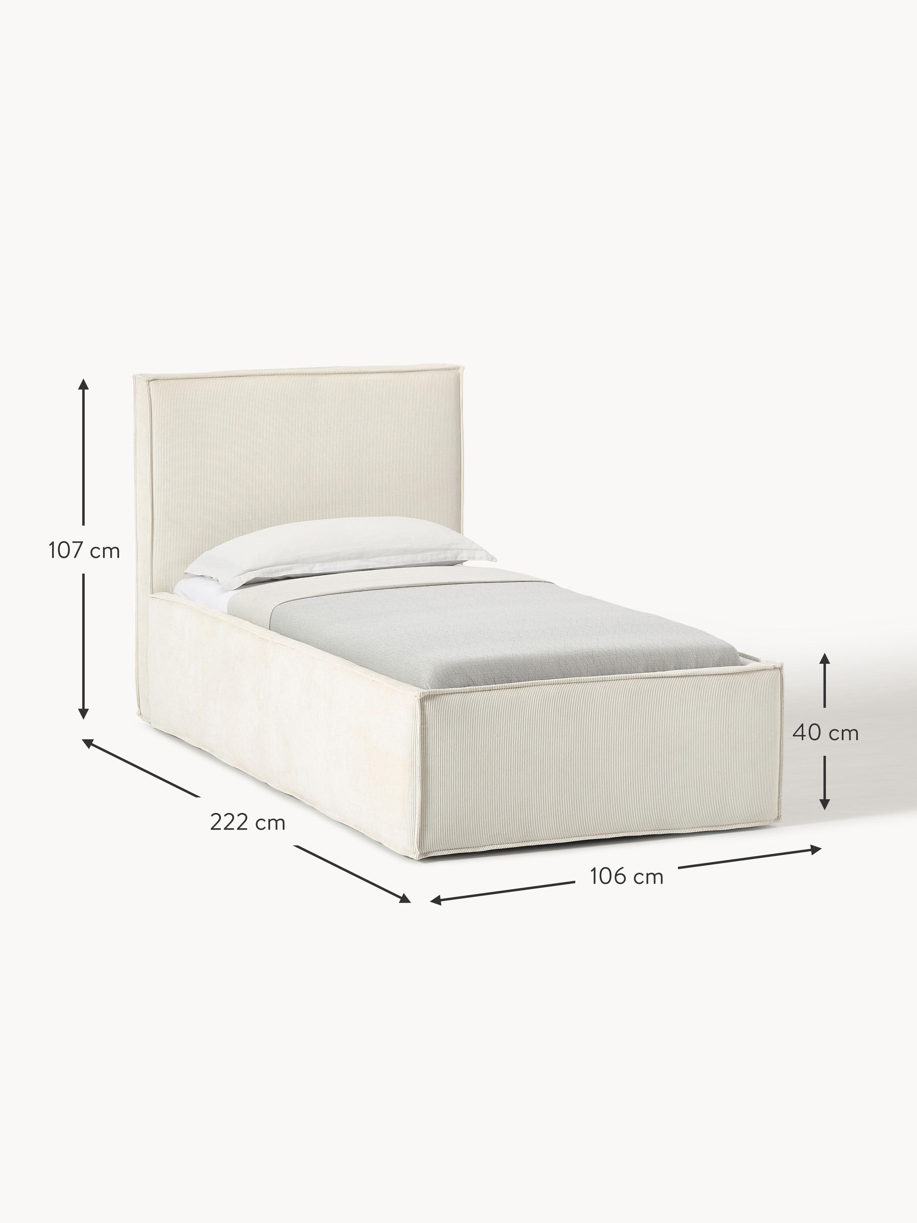 Dream Upholstered Corduroy Bed