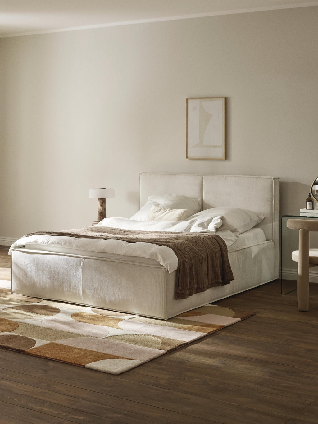 Dream Upholstered Corduroy Bed