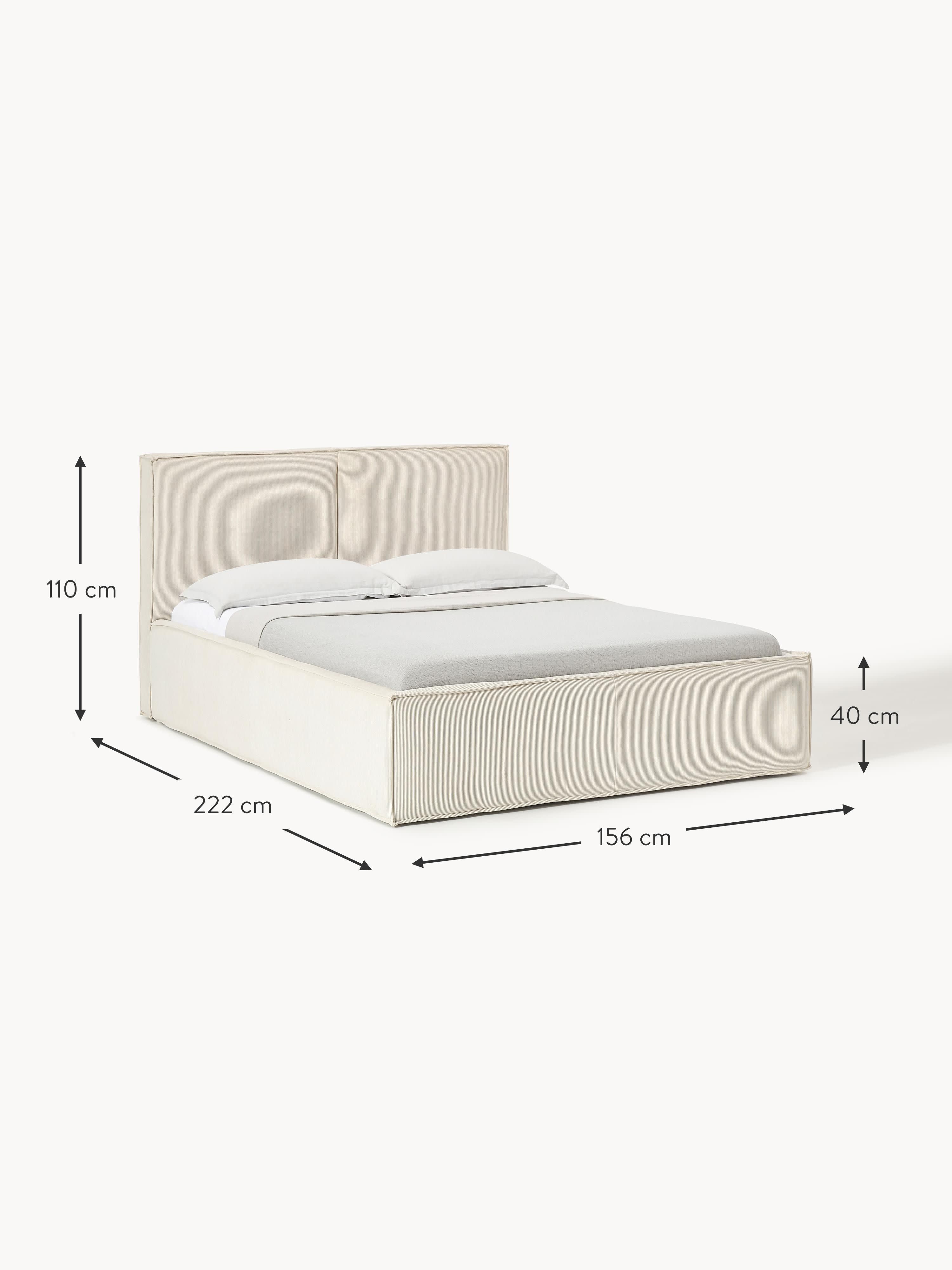 Dream Upholstered Corduroy Bed