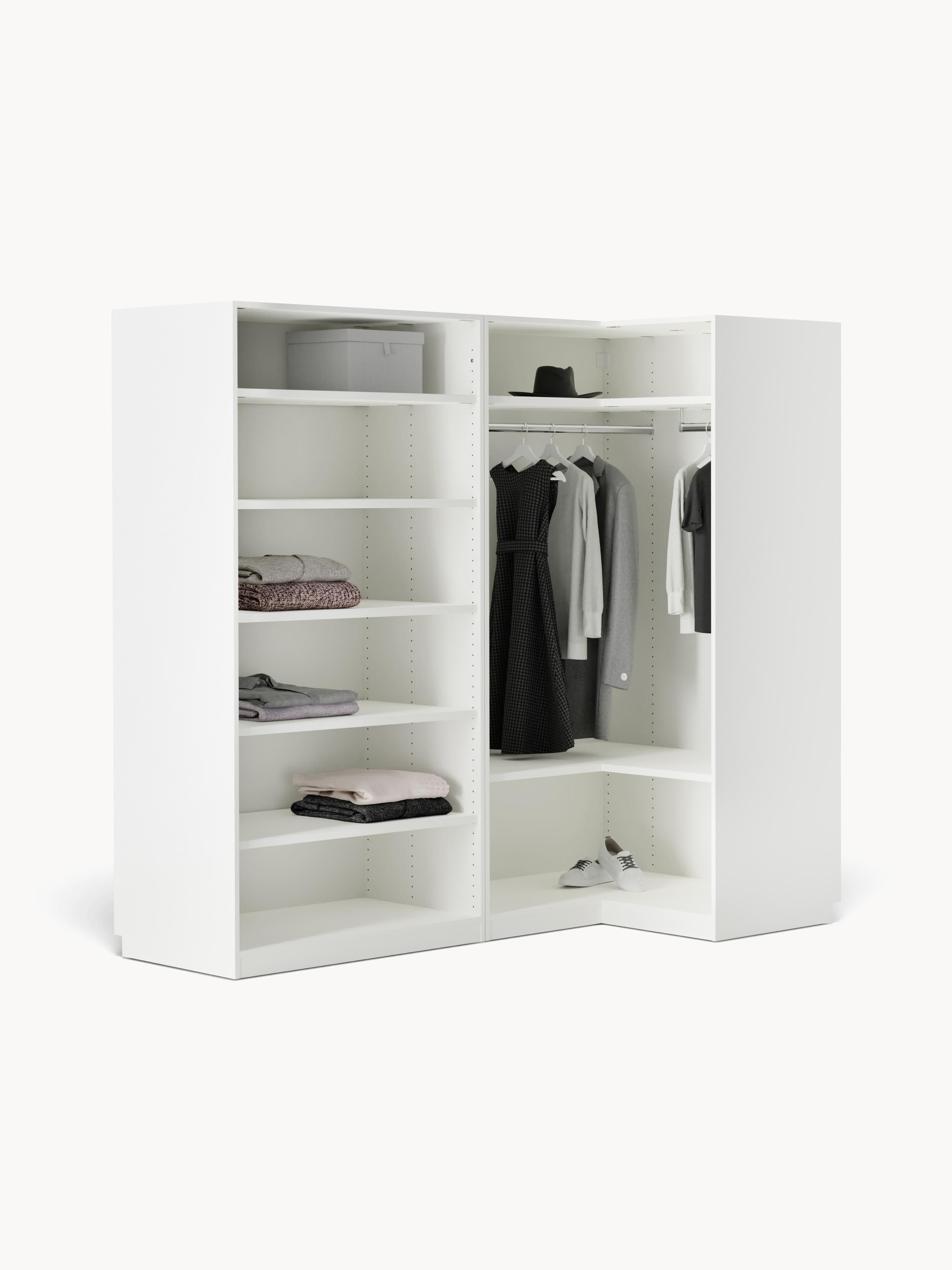 Simone Modular Corner Wardrobe, 215 cm Wide, in various sizes
