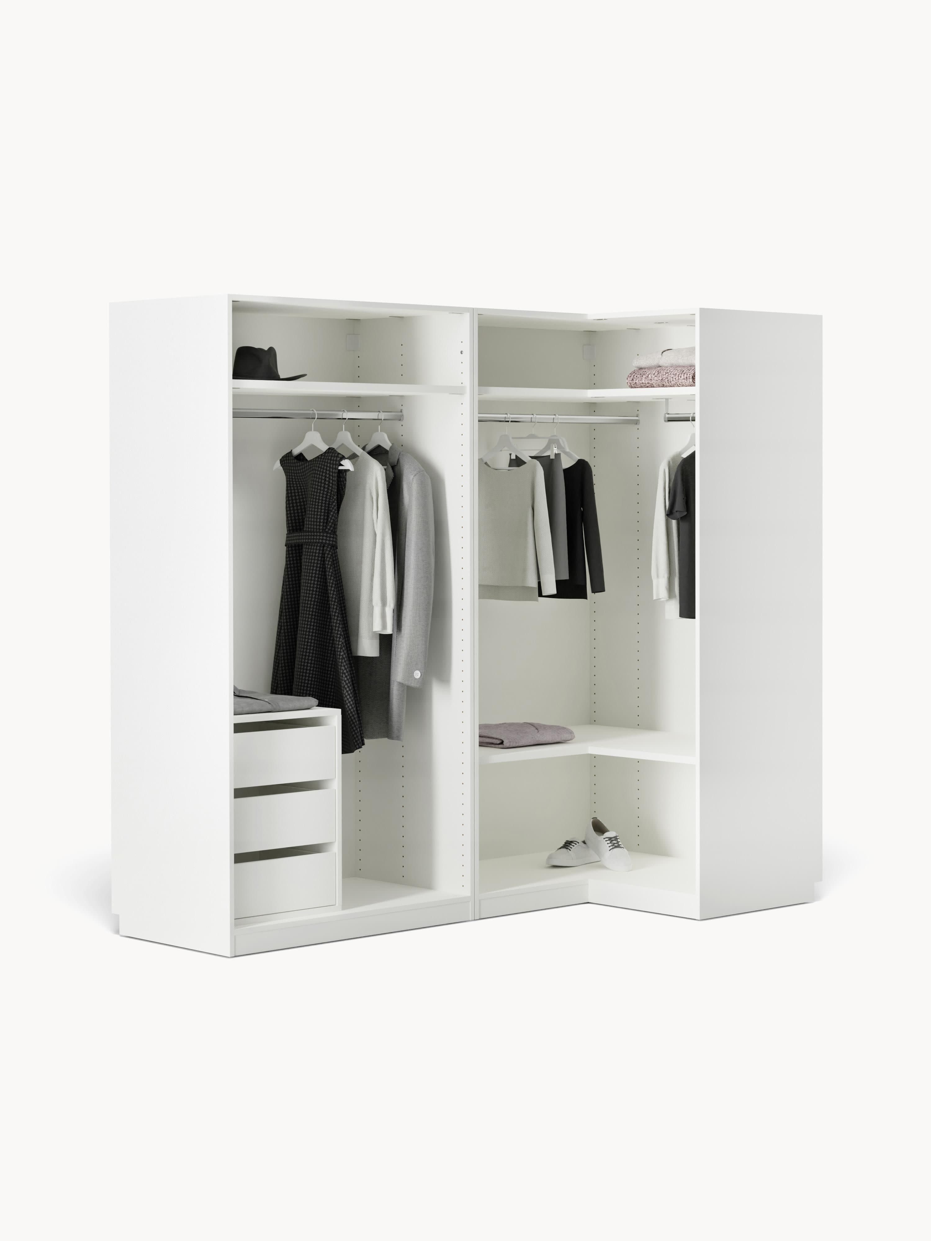 Simone Modular Corner Wardrobe, 215 cm Wide, in various sizes