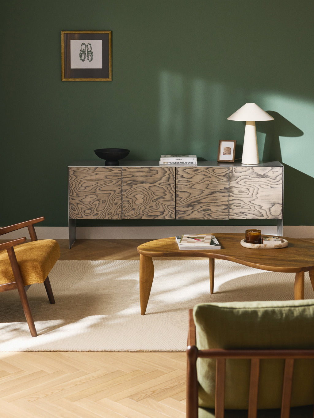 Ako Wooden Sideboard
