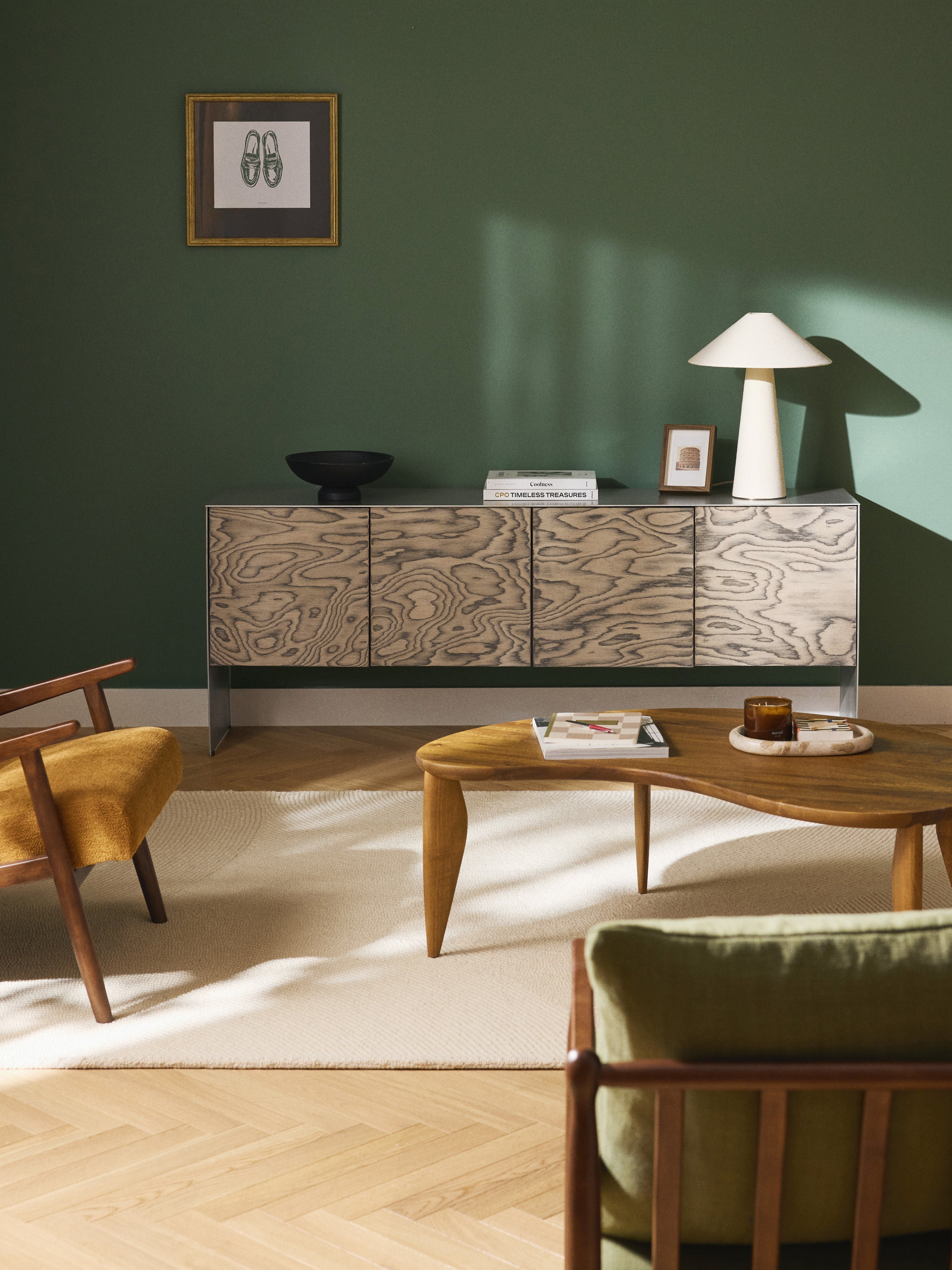Ako Wooden Sideboard