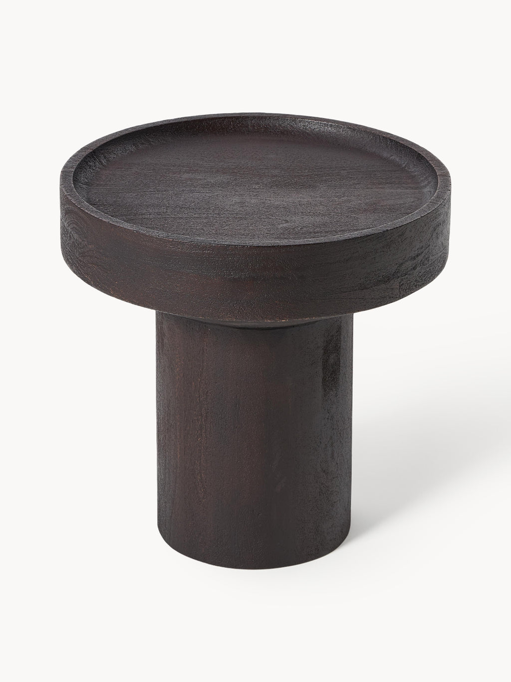 Benno Round Mango Wood Side Table