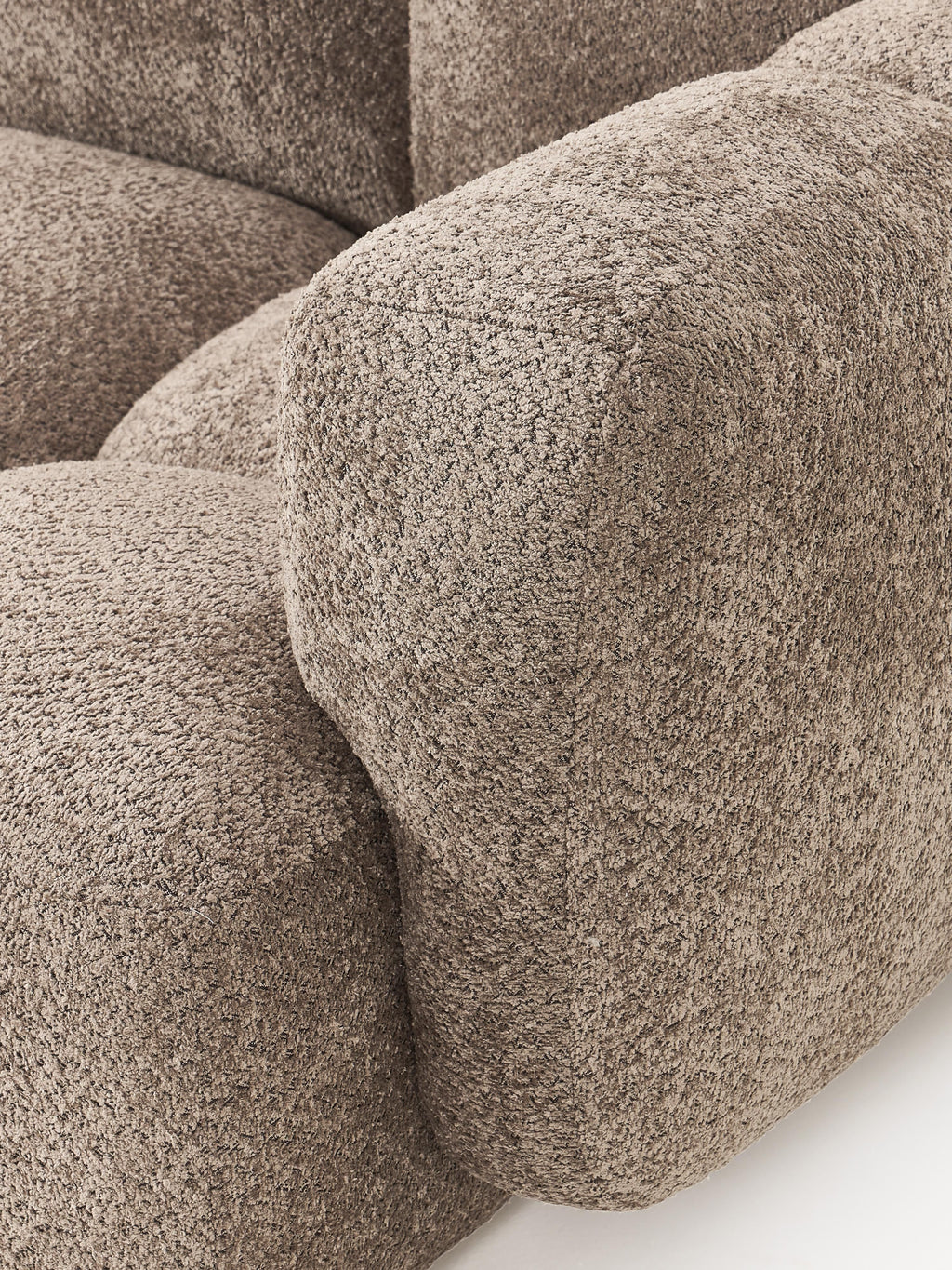 Tayla Modular Teddy-Bouclé Sofa (4-seater)