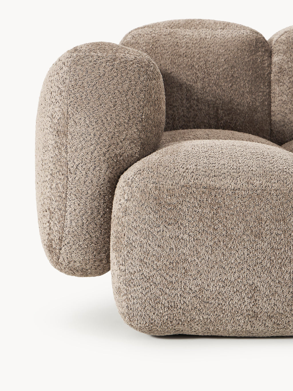 Tayla Modular Teddy-Bouclé Sofa (4-seater)